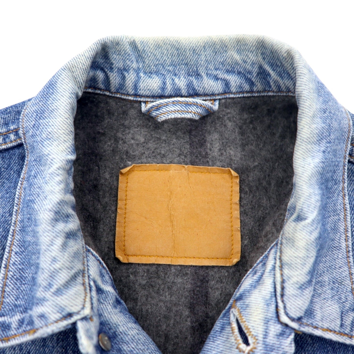 Levi's USA製 90年代 デニムジャケット Gジャン L ブルー 裏地ブランケット ボタン裏527 70506-0316