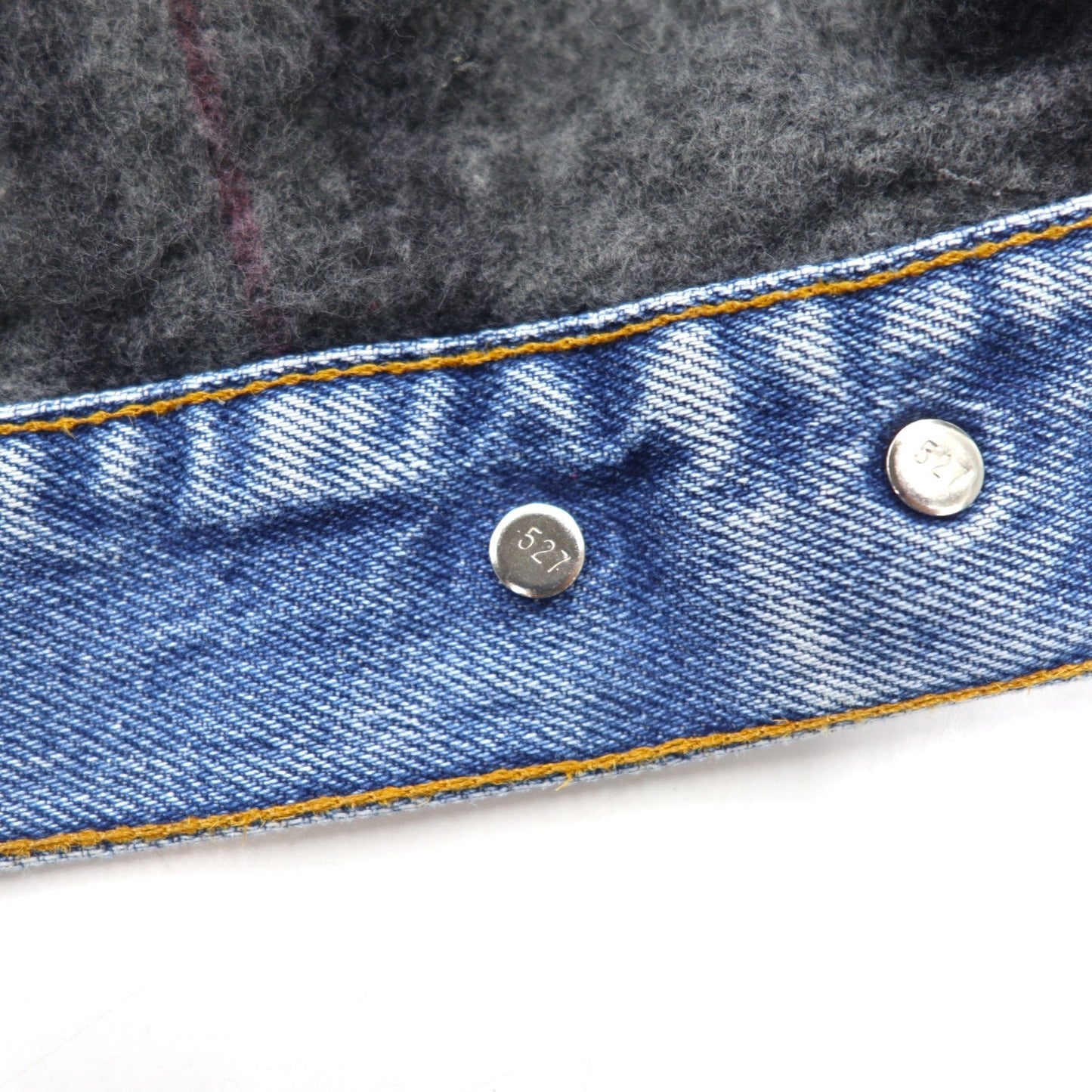 Levi's USA製 90年代 デニムジャケット Gジャン L ブルー 裏地ブランケット ボタン裏527 70506-0316