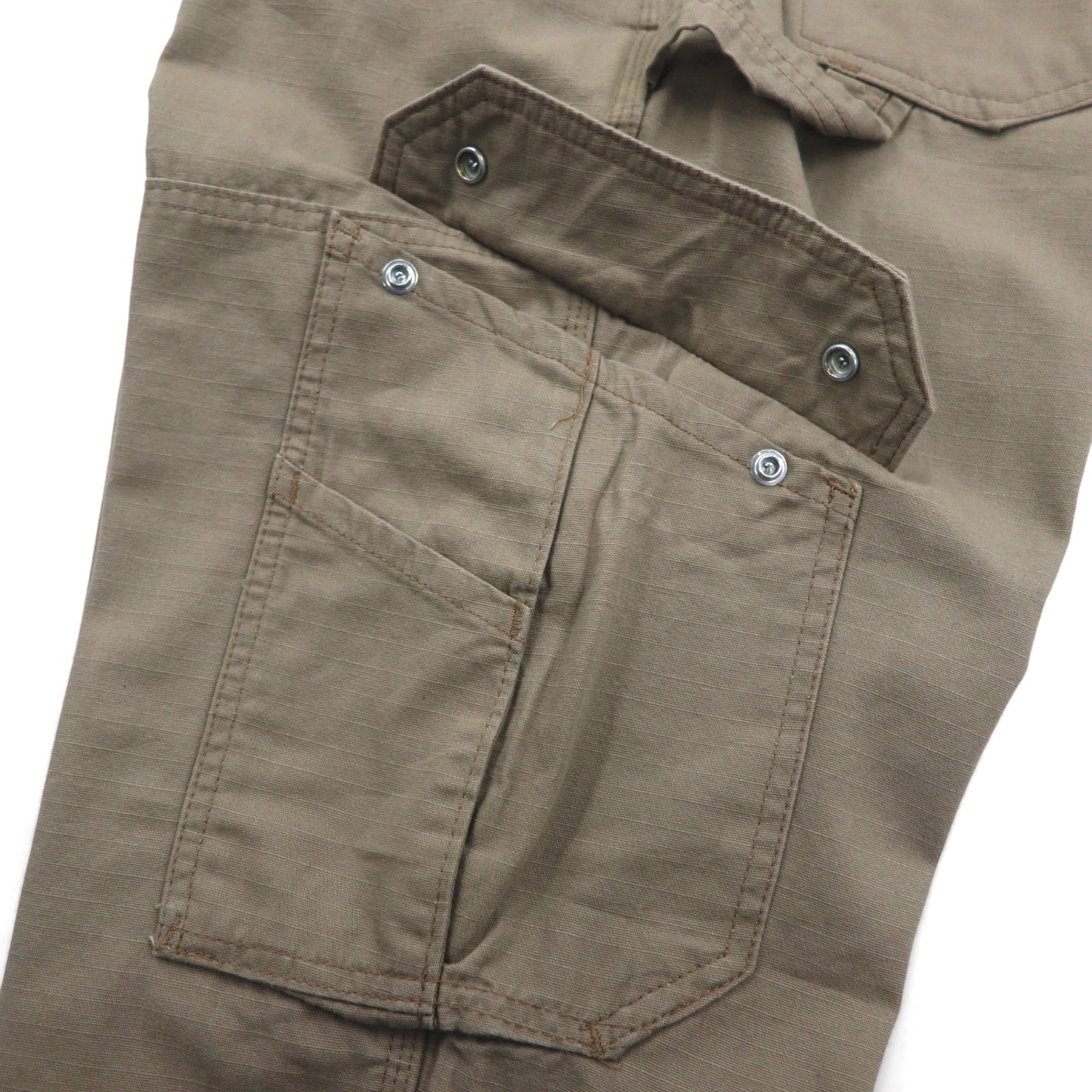 Carhartt リラックスフィット リップストップ ダブルニー ワーク カーゴパンツ  L ベージュ COTTON RIPSTOP RELAXED FIT DOUBLE-FRONT CARGO WORK PANT B342 DES