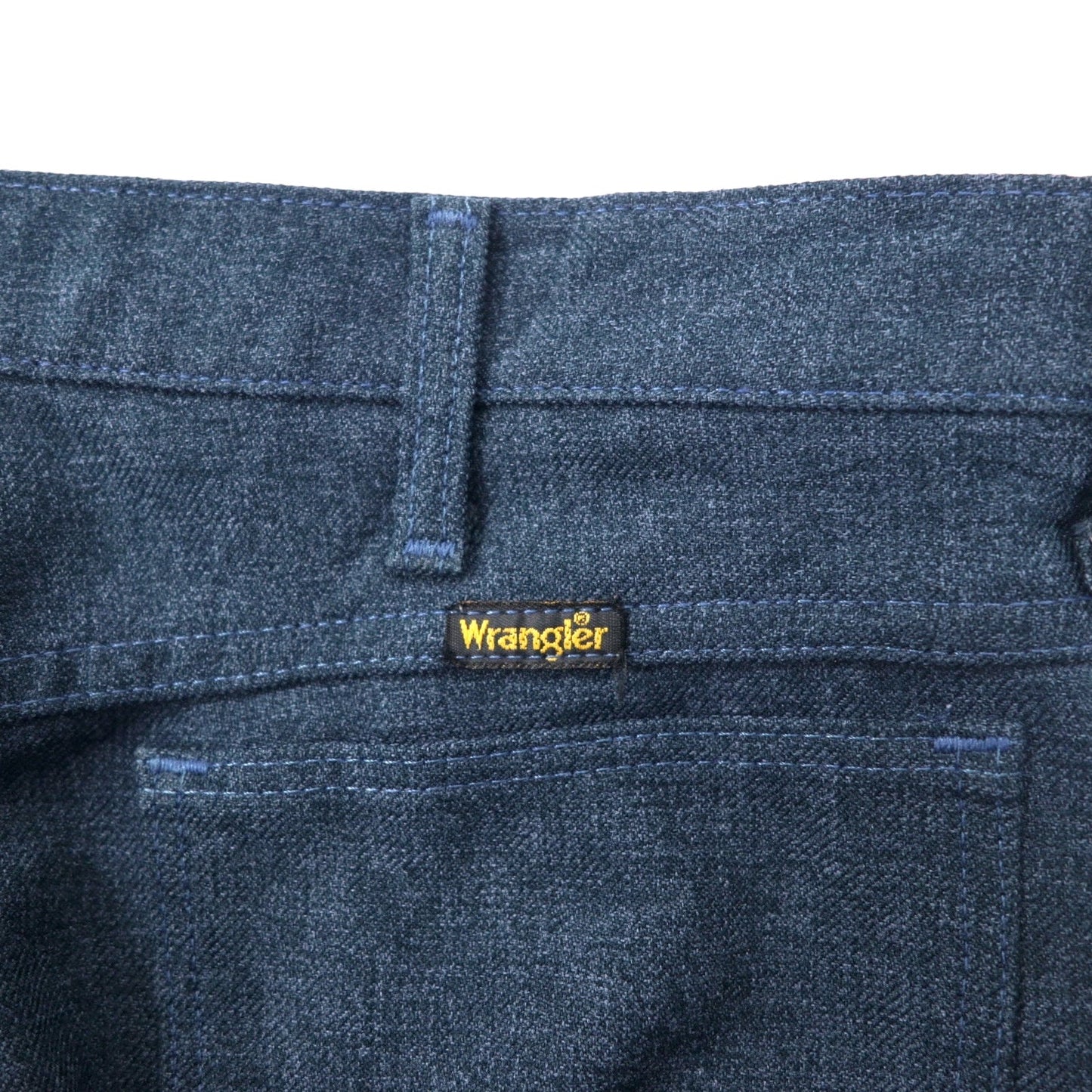 Wrangler 90年代 ランチャーパンツ L ネイビー ポリエステル センタープレス