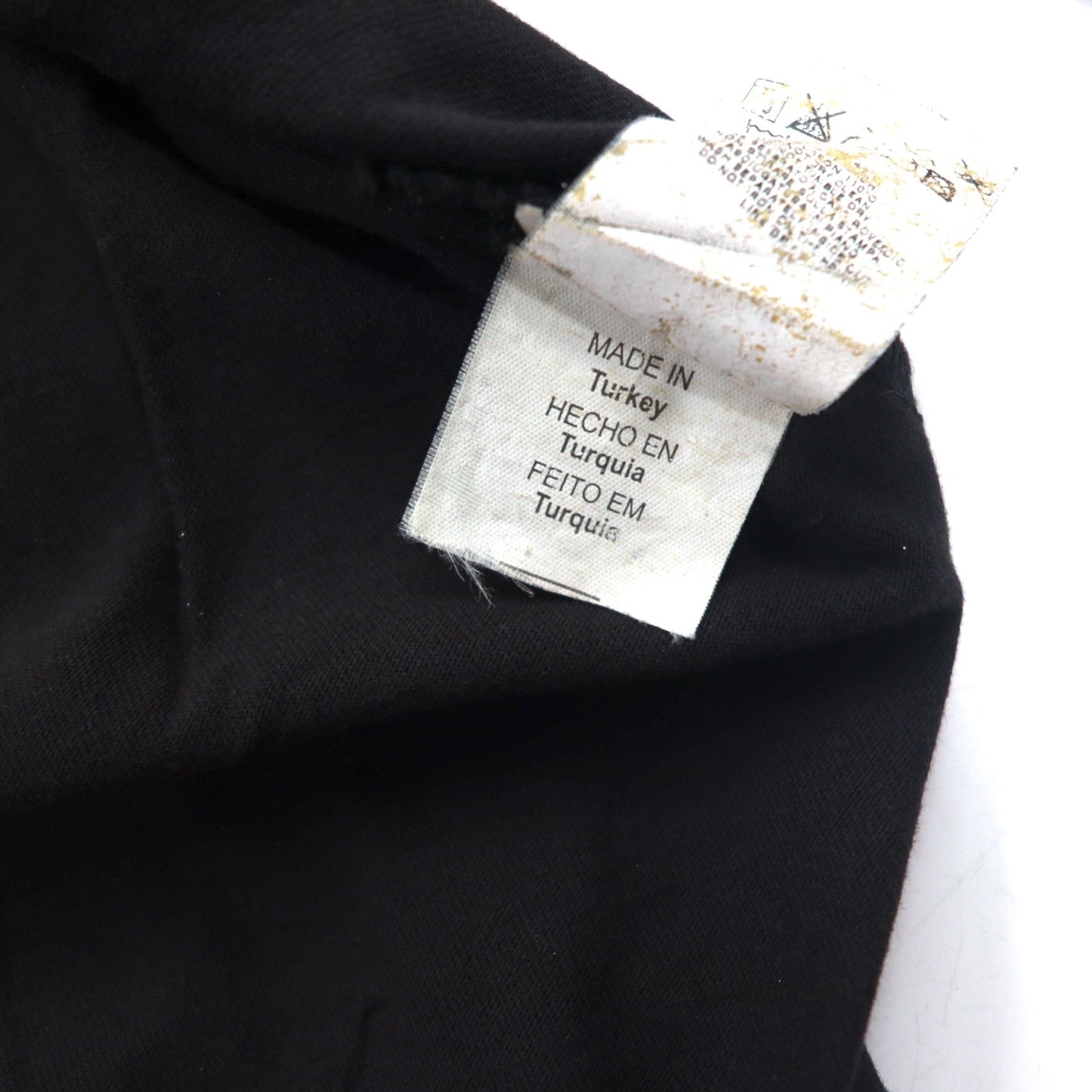 MOSCHINO JEANS ロングスリーブTシャツ ロンT XL ブラック BIG FISH プリント