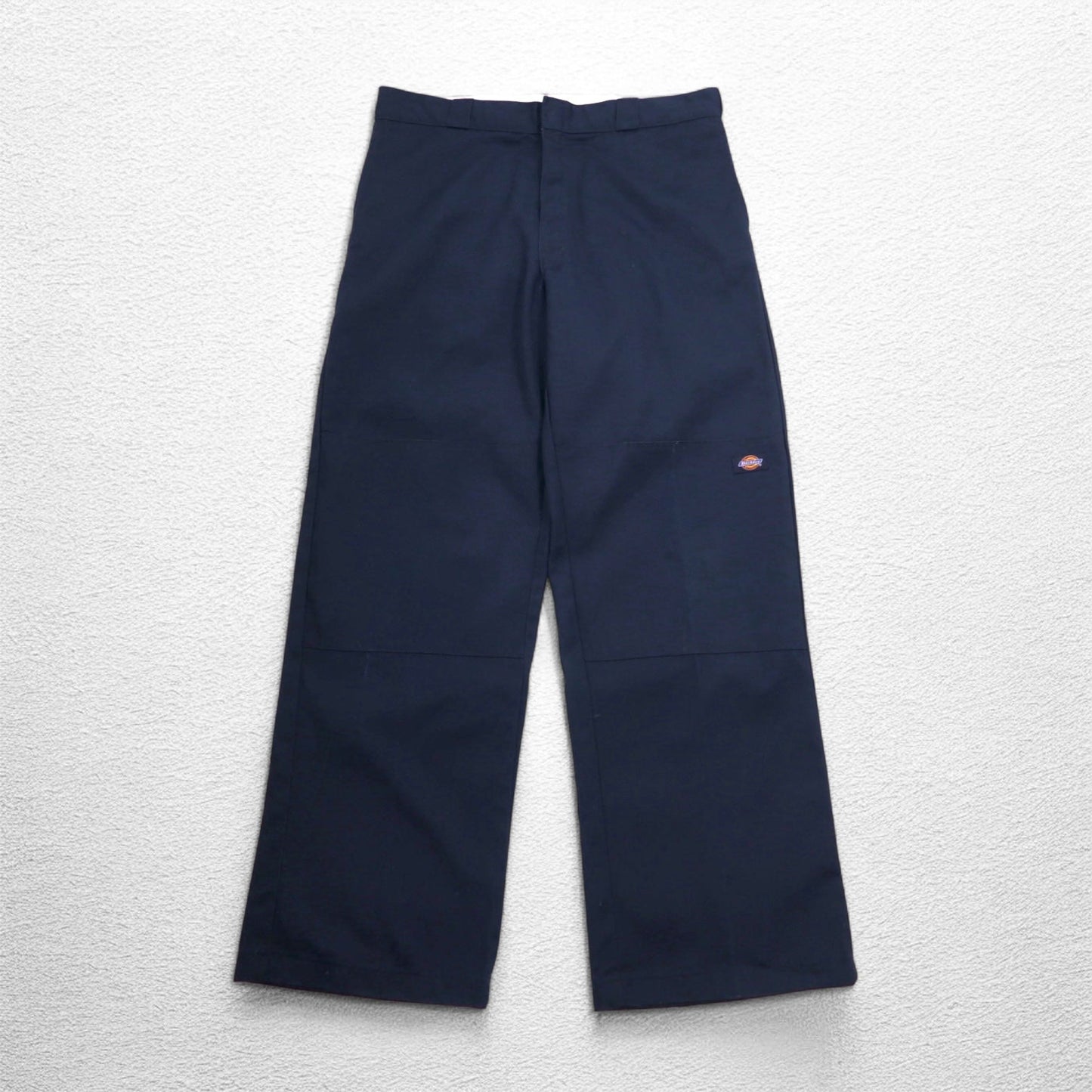 Dickies ルーズフィット LOOSE FIT ダブルニー ワークパンツ チノパンツ L ネイビー 85283DN ホンジュラス製