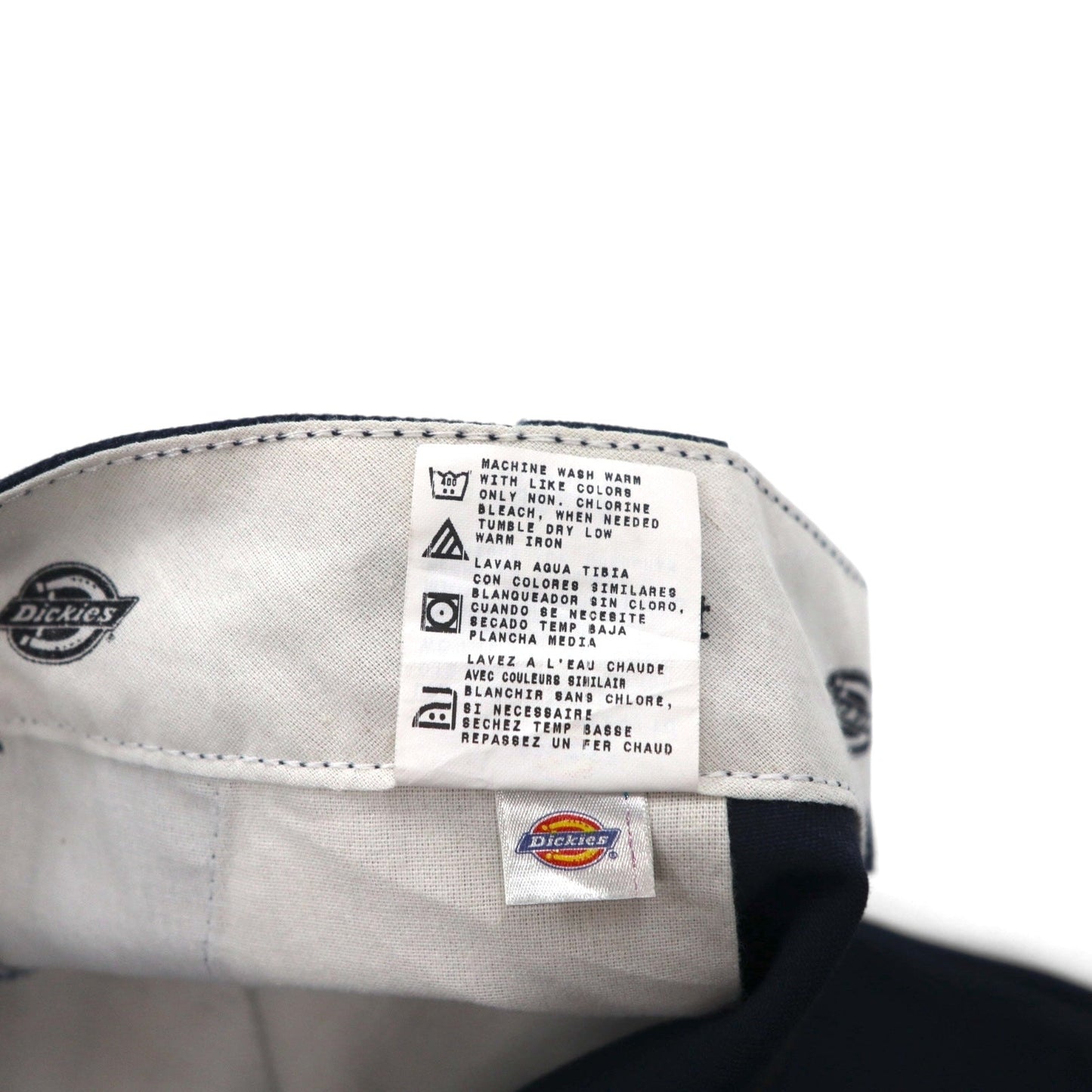 Dickies ルーズフィット LOOSE FIT ダブルニー ワークパンツ チノパンツ L ネイビー 85283DN ホンジュラス製