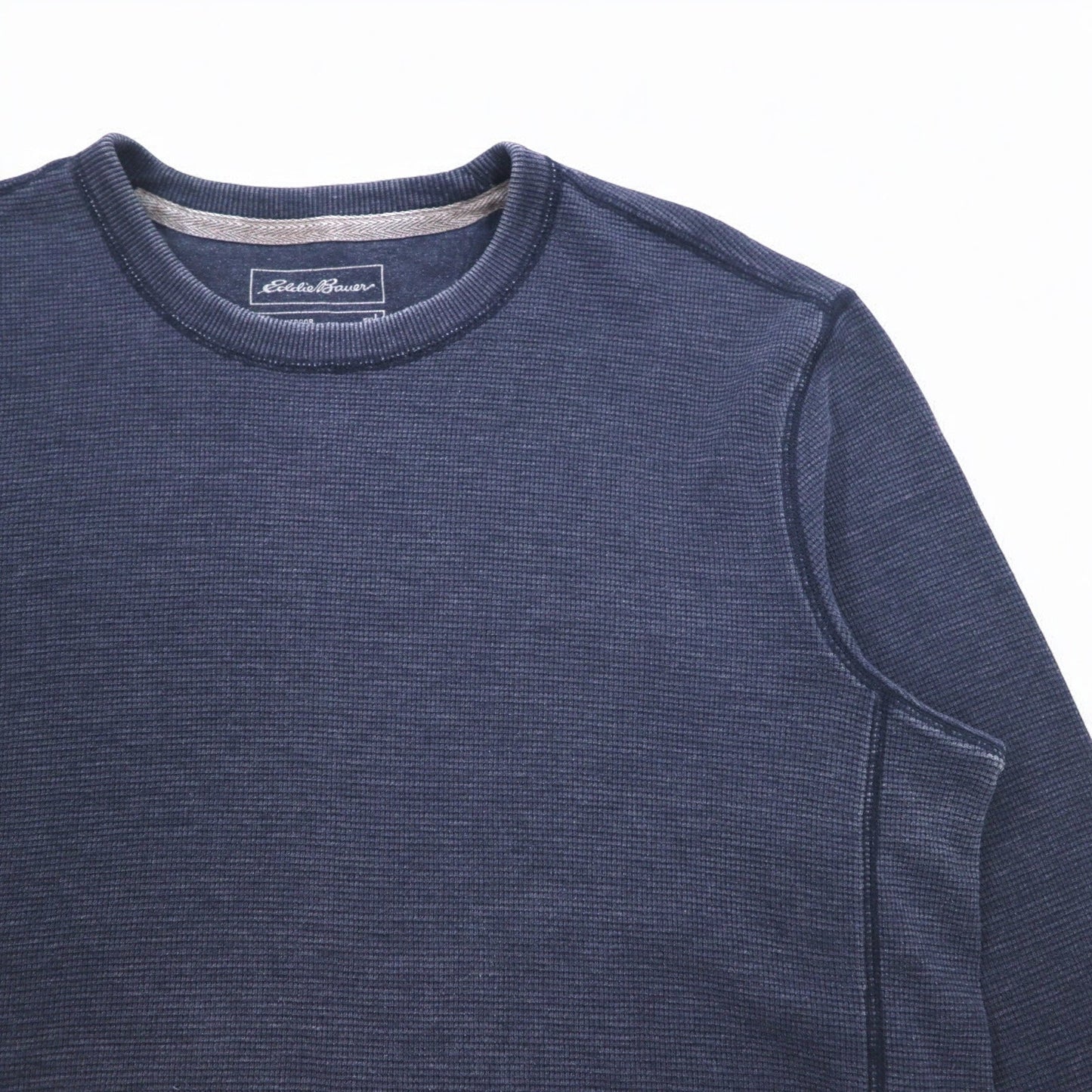 Eddie Bauer サーマル ロングスリーブTシャツ ロンT L グレー コットン