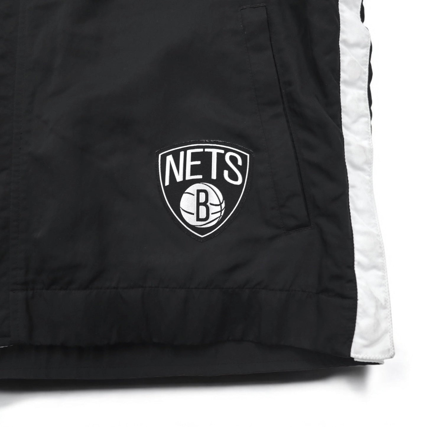 NIKE × AMBUSH ジップアップジャケット NBA COLLECTION NETS JACKET XL ブラック ブルックリン ネッツ