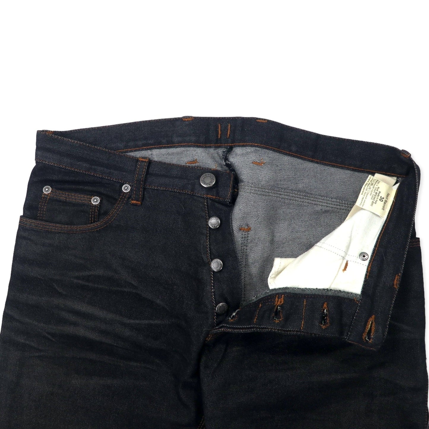 NeIL Barrett イタリア製 リジッド デニムパンツ 30 ブルー 濃紺 コットン