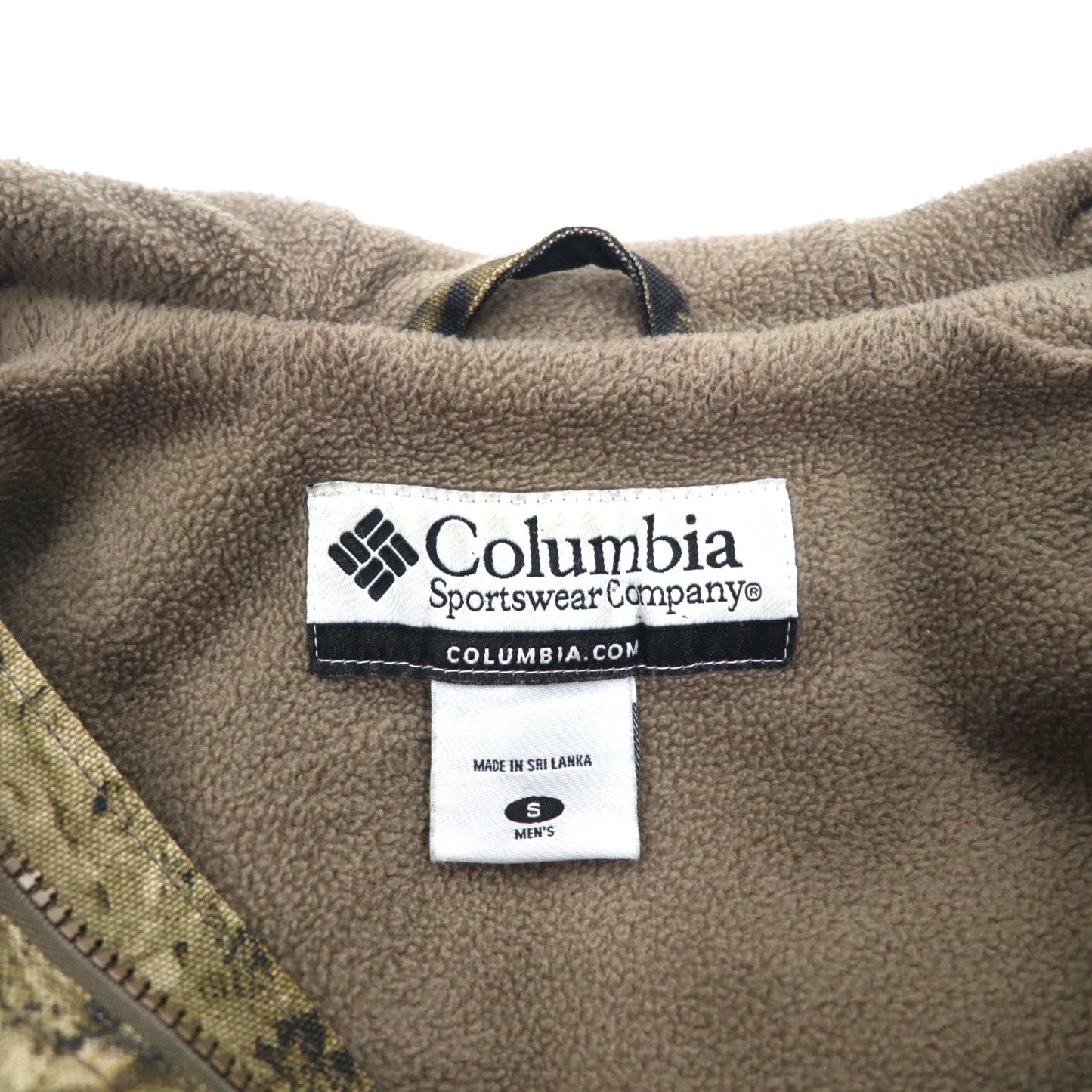 Columbia ティンバーグリット フーデッド ジャケット ダック地 アクティブジャケット S カーキ リアルツリーカモ フリースライナー HM3002