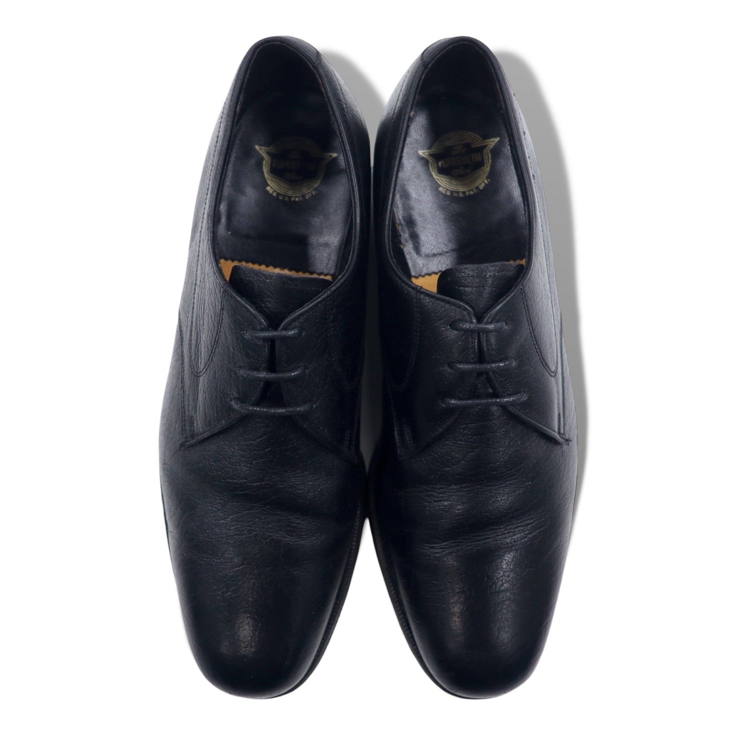 FLORSHEIM 80年代 プレーントゥ ダービー ドレスシューズ 27.5cm ブラック レザー 21804