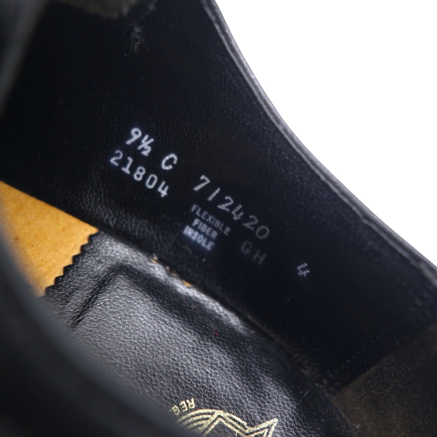 FLORSHEIM 80年代 プレーントゥ ダービー ドレスシューズ 27.5cm ブラック レザー 21804