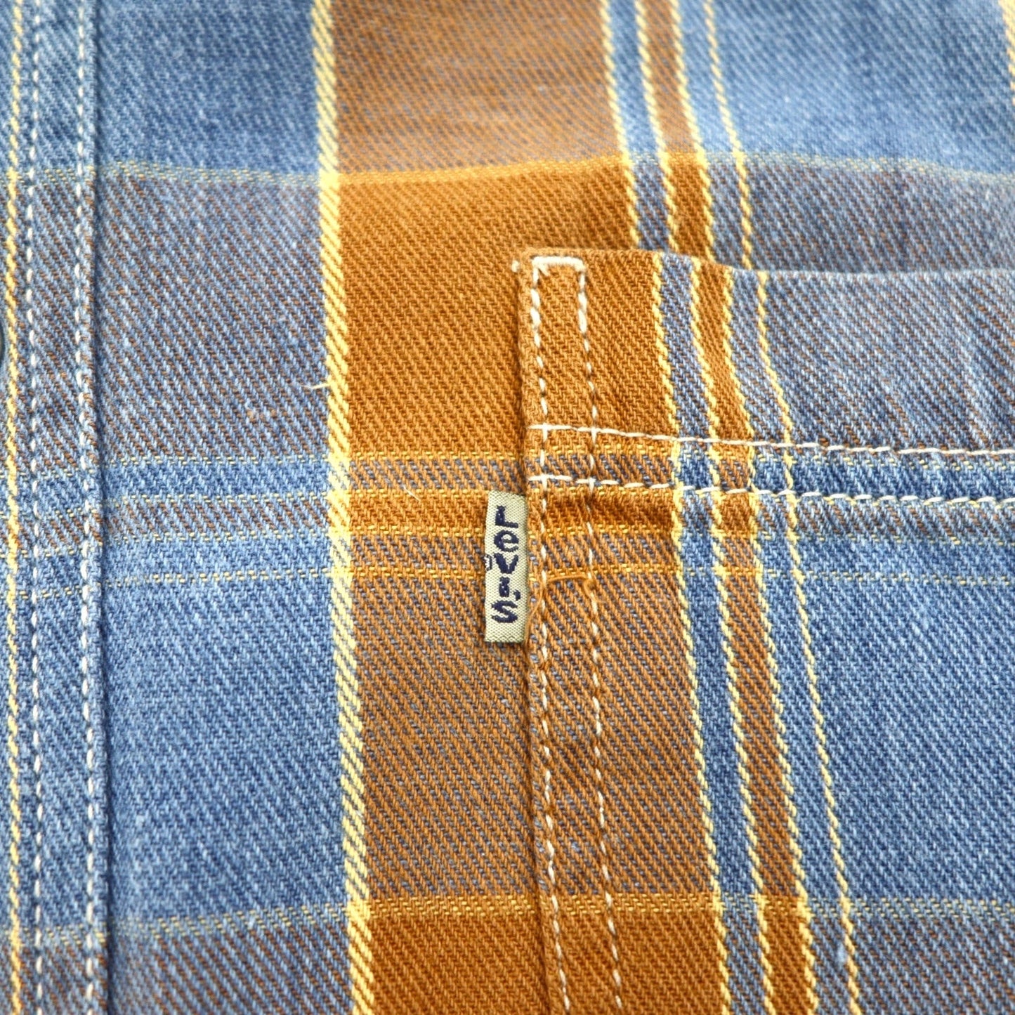 Levi's 90年代 ボタンダウン フランネルシャツ L ブラウン チェック シルバータブ 60507-1282 832M