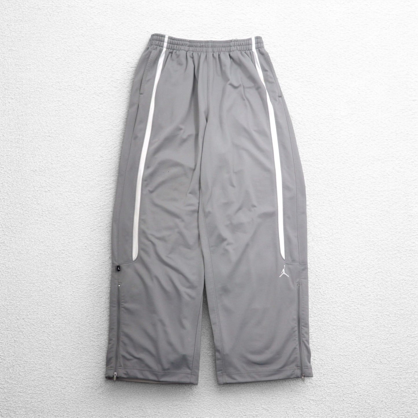 JORDAN BRAND ( NIKE ) サイドライン ワイド トラックパンツ ジャージ 2XL グレー ポリエステル 404314-075
