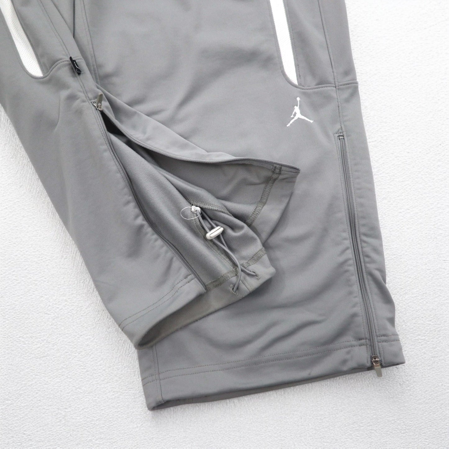 JORDAN BRAND ( NIKE ) サイドライン ワイド トラックパンツ ジャージ 2XL グレー ポリエステル 404314-075