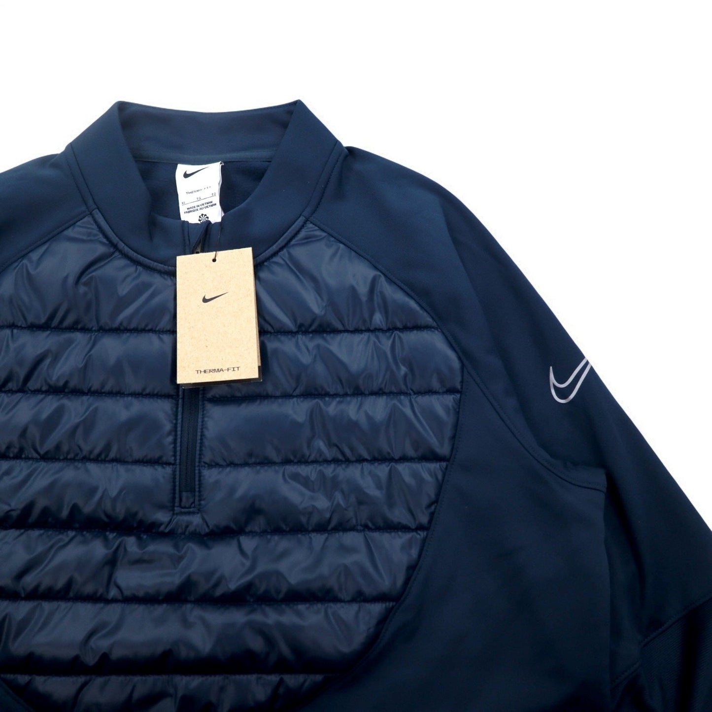 NIKE アカデミー ドリルトップ ウィンター ウォリアー ピステ XL ネイビー 中綿 Therma-FIT DC9169-454 未使用品