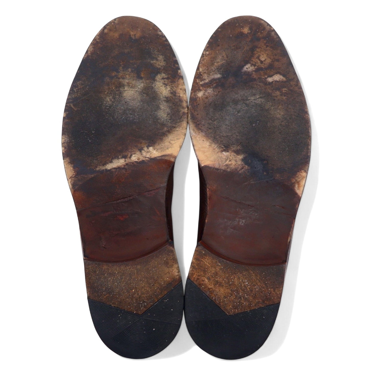 JOHNSTON & MURPHY イタリア製 メダリオン セミブローグ ドレスシューズ 28cm ブラウン レザー CELLINI 3182