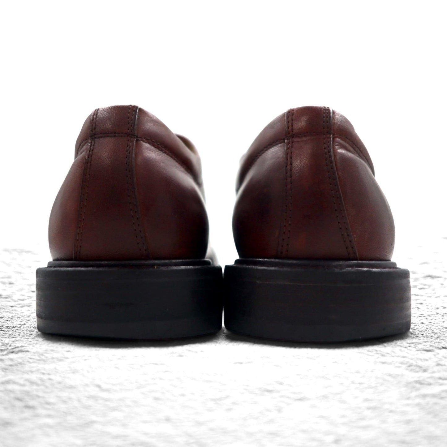 JOHNSTON & MURPHY イタリア製 ストレートチップ ドレスシューズ 26cm ブラウン レザー 20-2028 11625