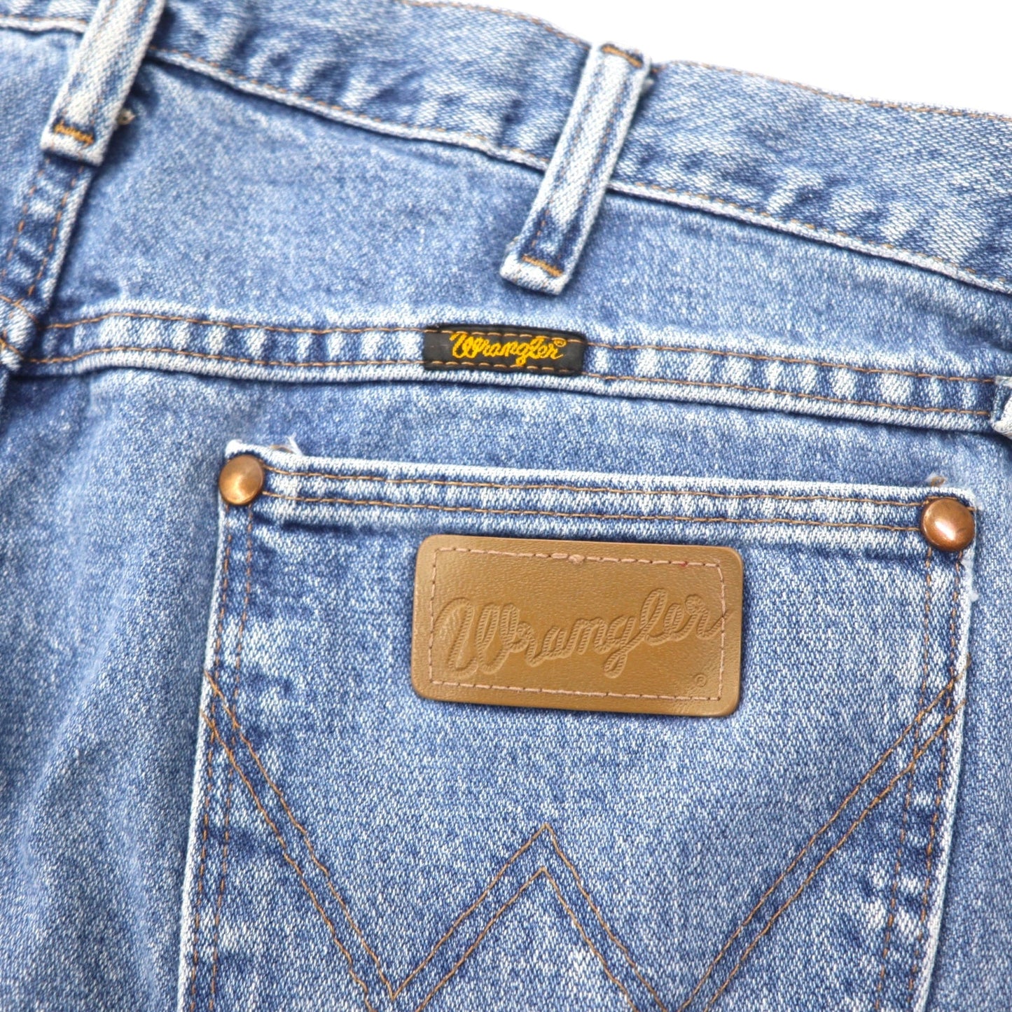 Wrangler 90年代 デニムパンツ 33 ブルー コットン ジッパーフライ 13MWZGK