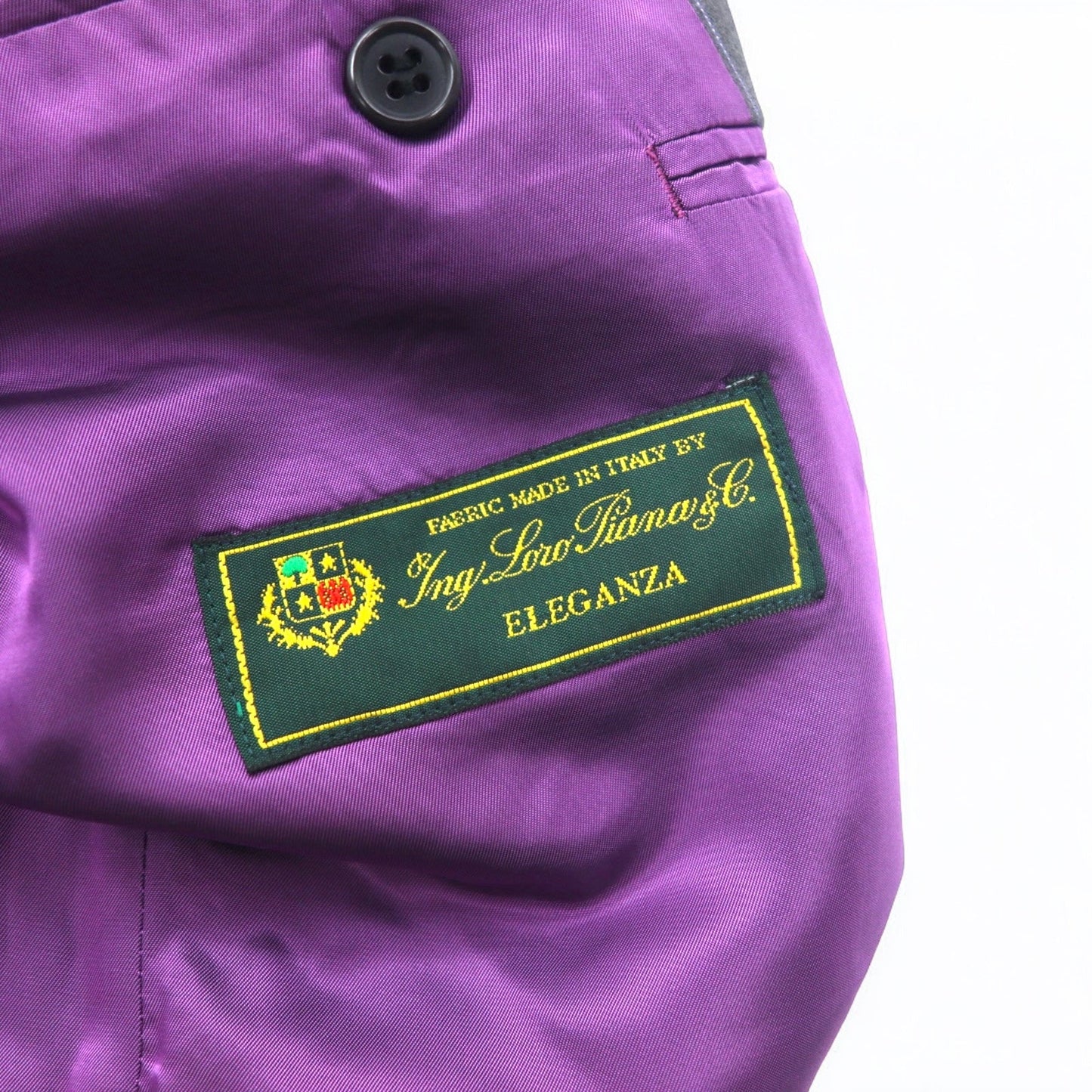 Loro Piana × MENS CLUB HASHIMOTO 2B スーツ セットアップ L グレー ストライプ ウール シルク混 日本製