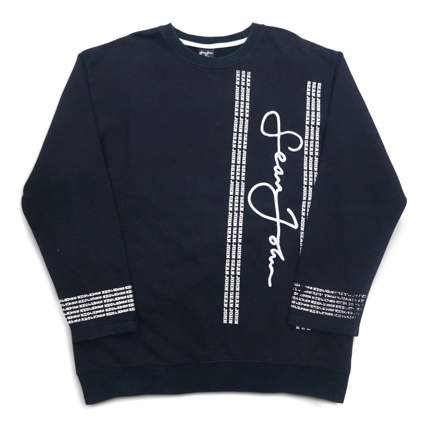 Sean John 90年代 クルーネック スウェット XL ブラック コットン
