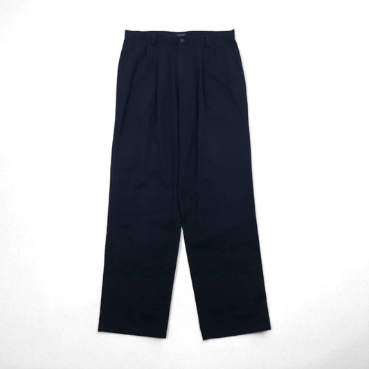 DOCKERS ( Levi's ) 2タック ワイド ワーク チノパンツ L ネイビー コットン
