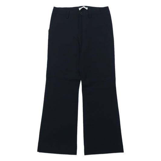 ISSEY MIYAKE WHITE LABEL ブーツカット スラックスパンツ 2 ブラック ウール ギャバジン IM34FF585 日本製