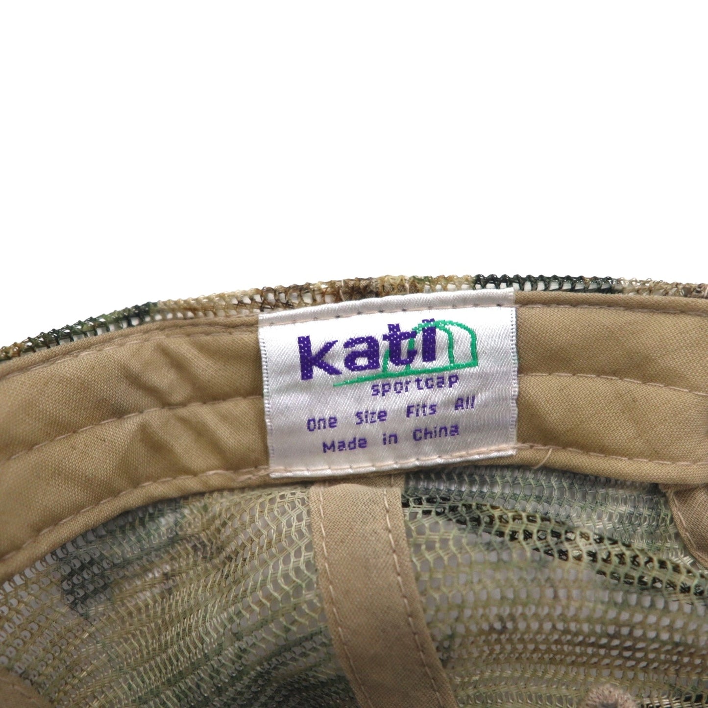 kati sportcap カモフラ リアルツリー メッシュキャップ ONE カーキ CEN-TEX WILDLIFE CONNECTION 未使用品