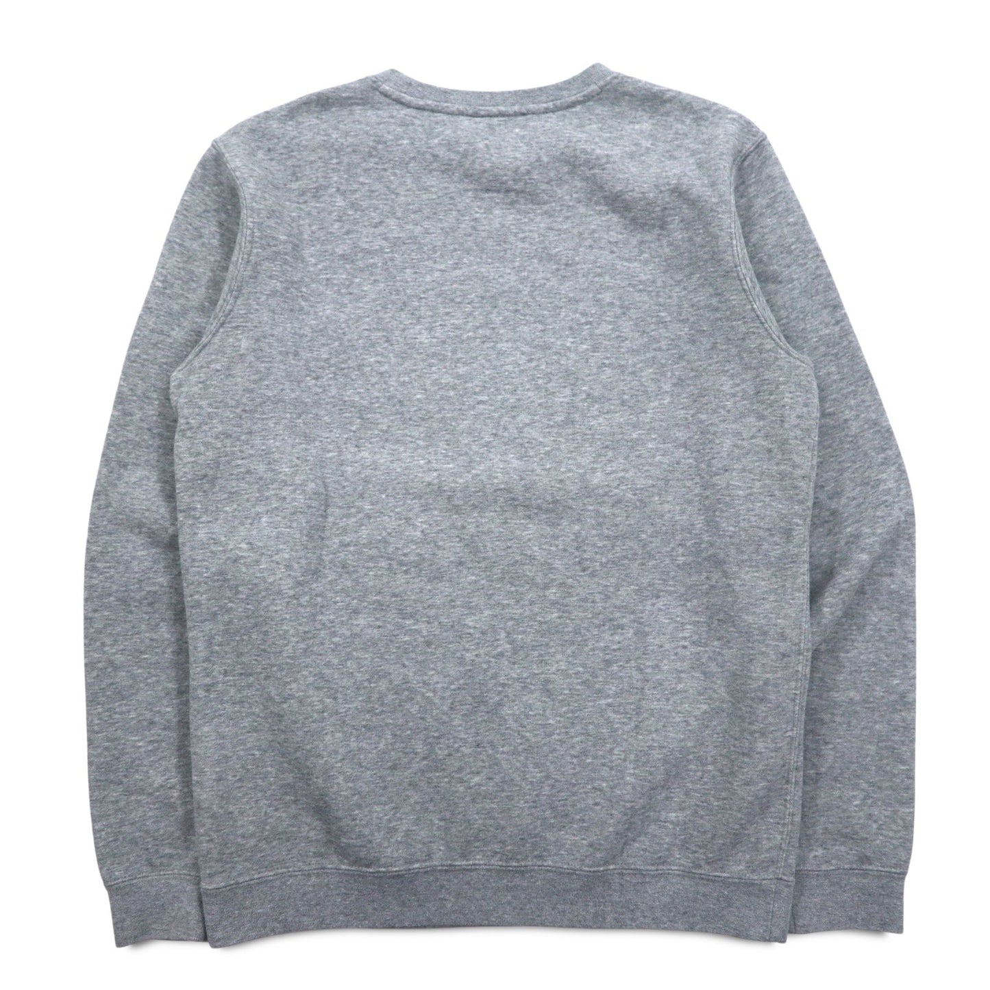 NIKE HBR フリースクルー スウェット S グレー コットン 裏起毛 JUST DO IT. 928700-063