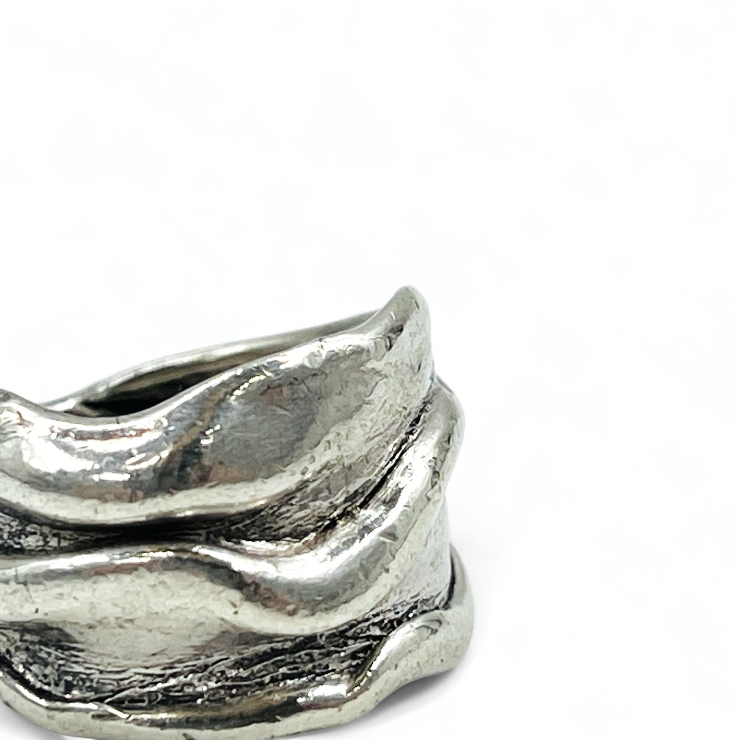 K-SMITH ウェーブ リング 15号 シルバー SILVER 925