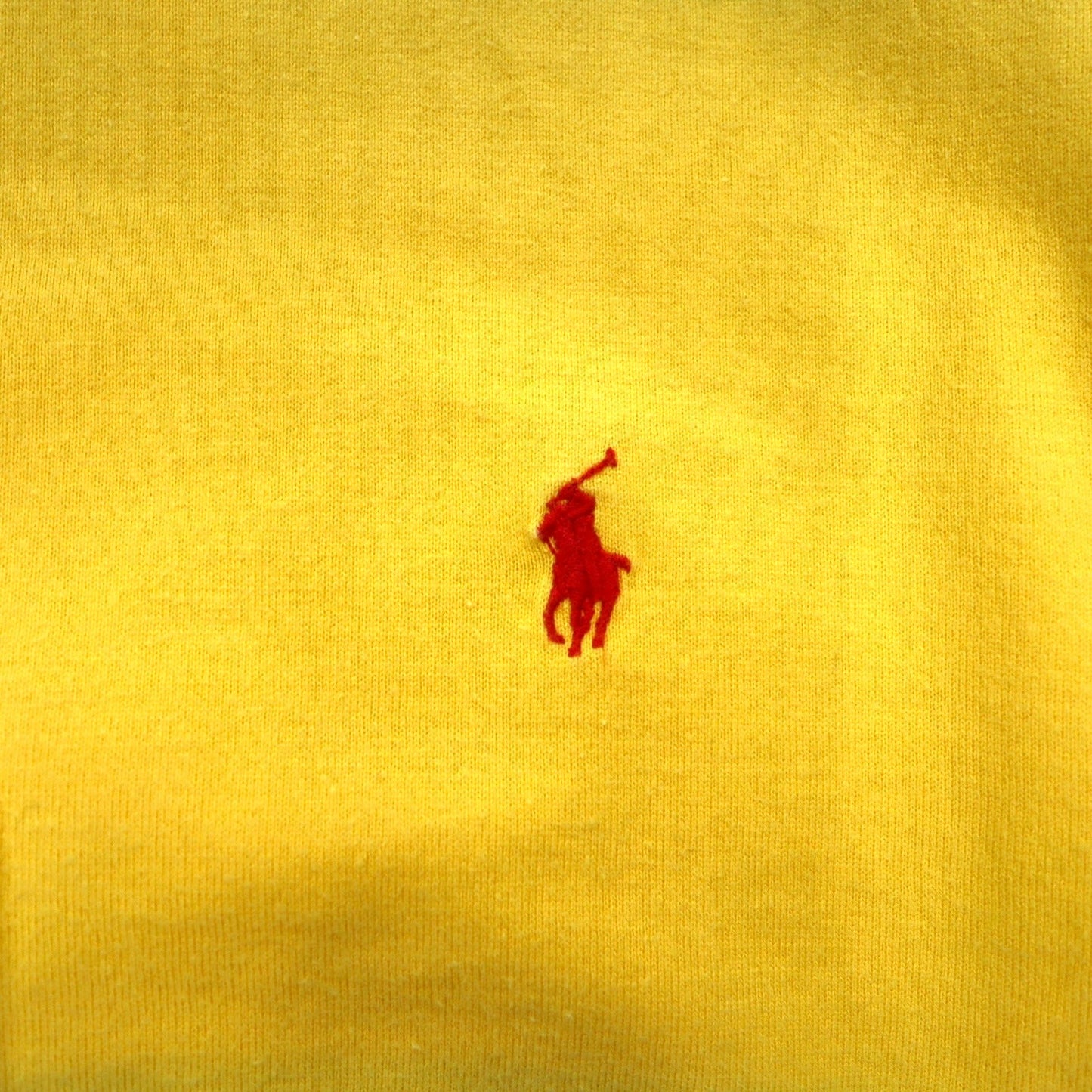 Polo by Ralph Lauren 90年代 ボーダー ラガーシャツ S イエロー コットン スモールポニー刺繍