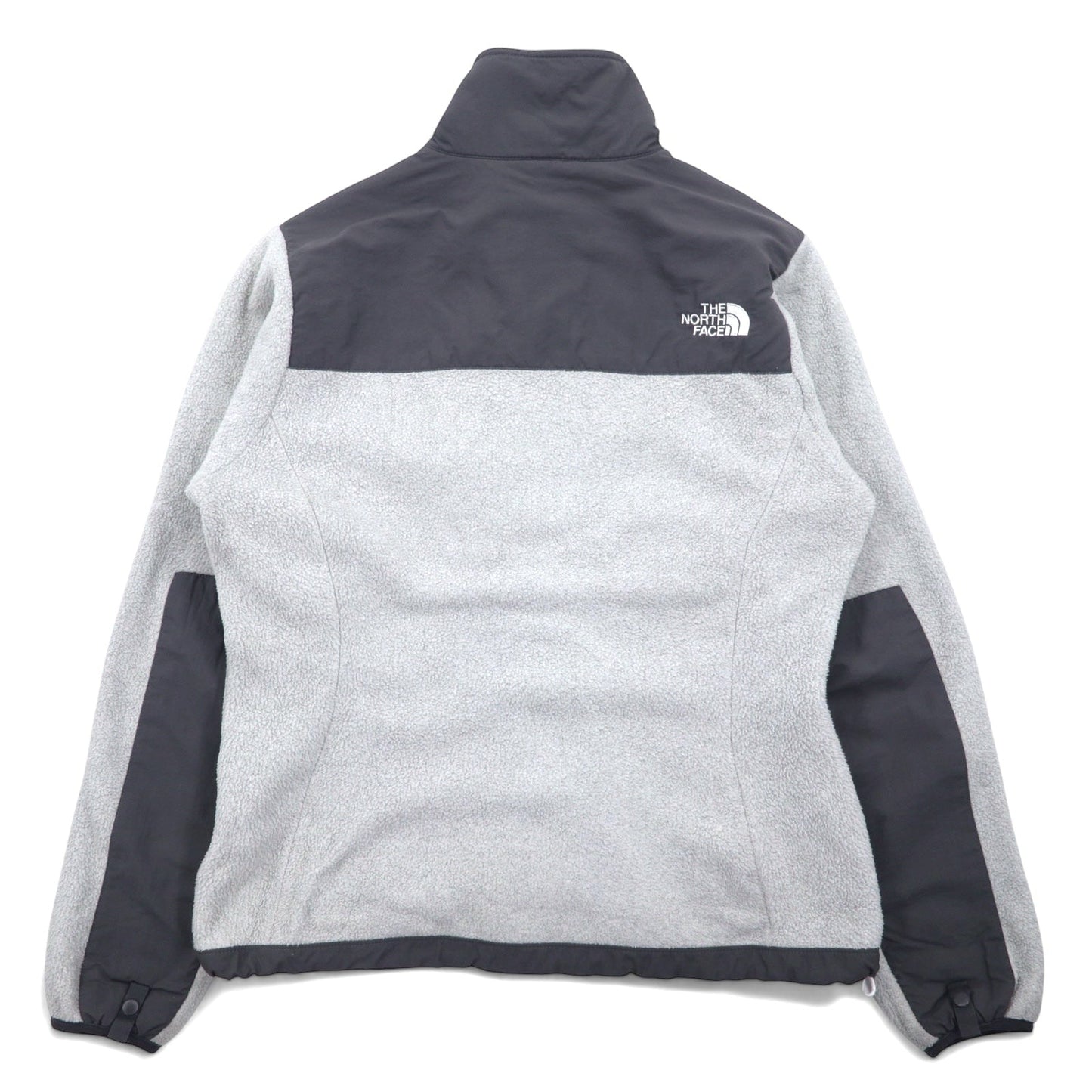 THE NORTH FACE デナリジャケット POLARTEC ポーラテック フリージャケット S グレー ポリエステル ロゴ刺繍