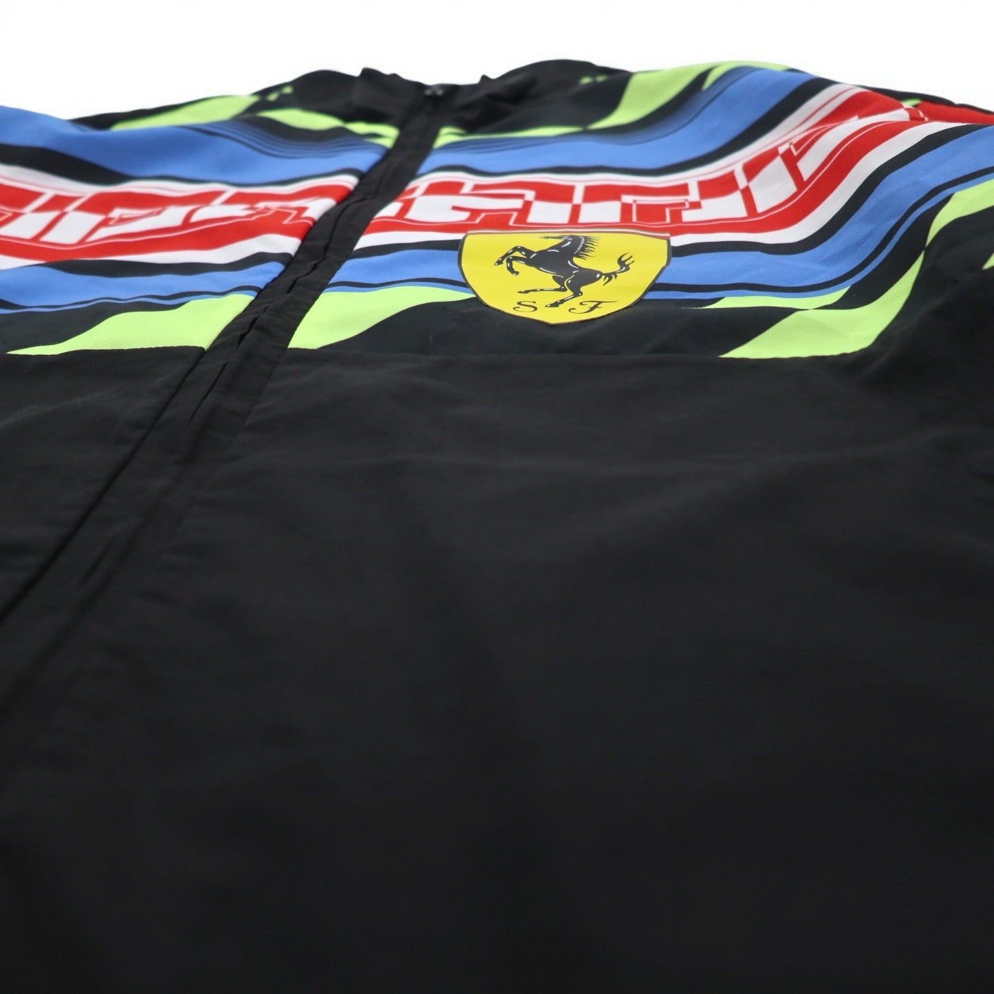 PUMA × Ferrari ストリート ウーブン ナイロンジャケット ジャージ L ブラック Street Woven Jacket 596137-02