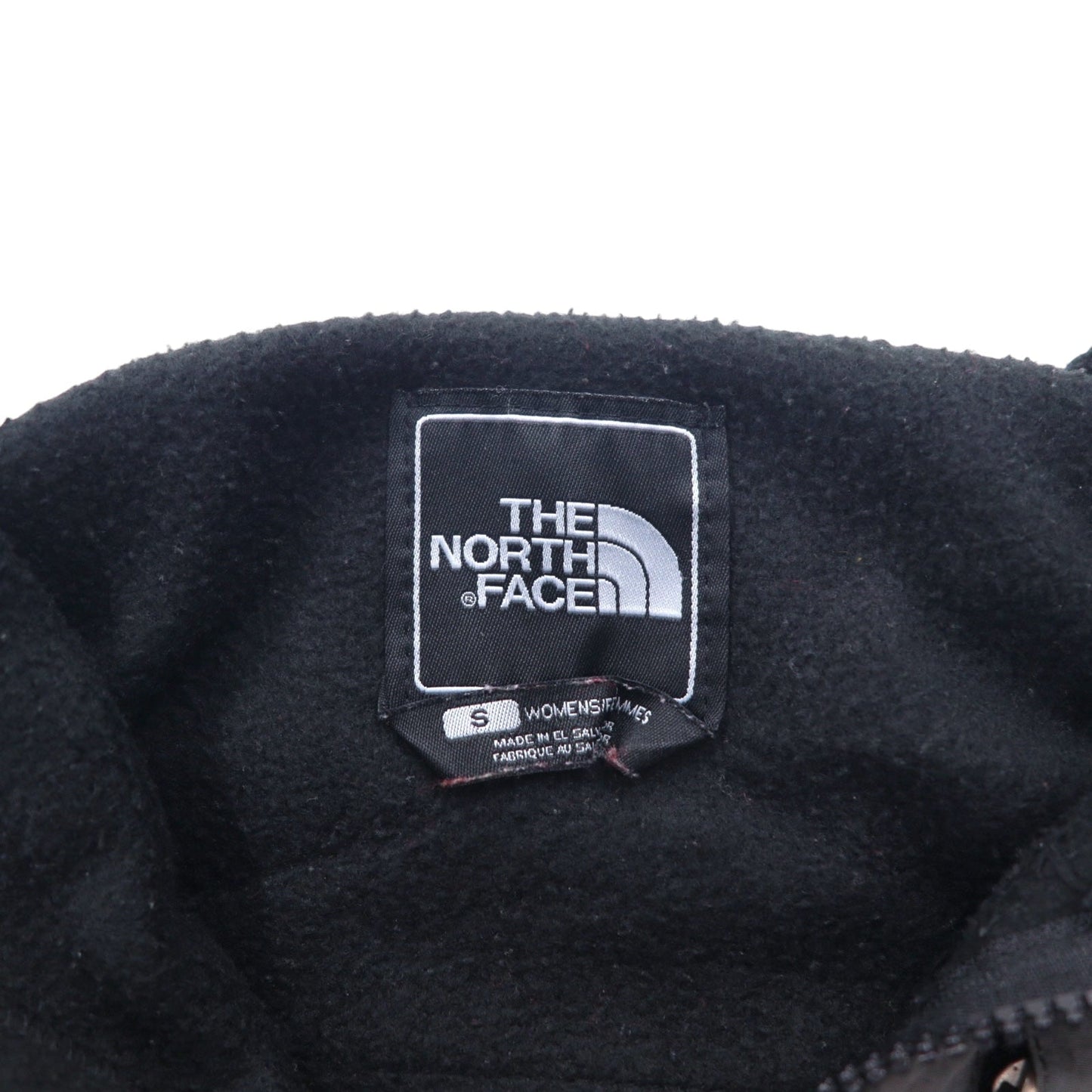THE NORTH FACE デナリジャケット POLARTEC ポーラテック フリースジャケット S ブラック ポリエステル ロゴ 刺繍
