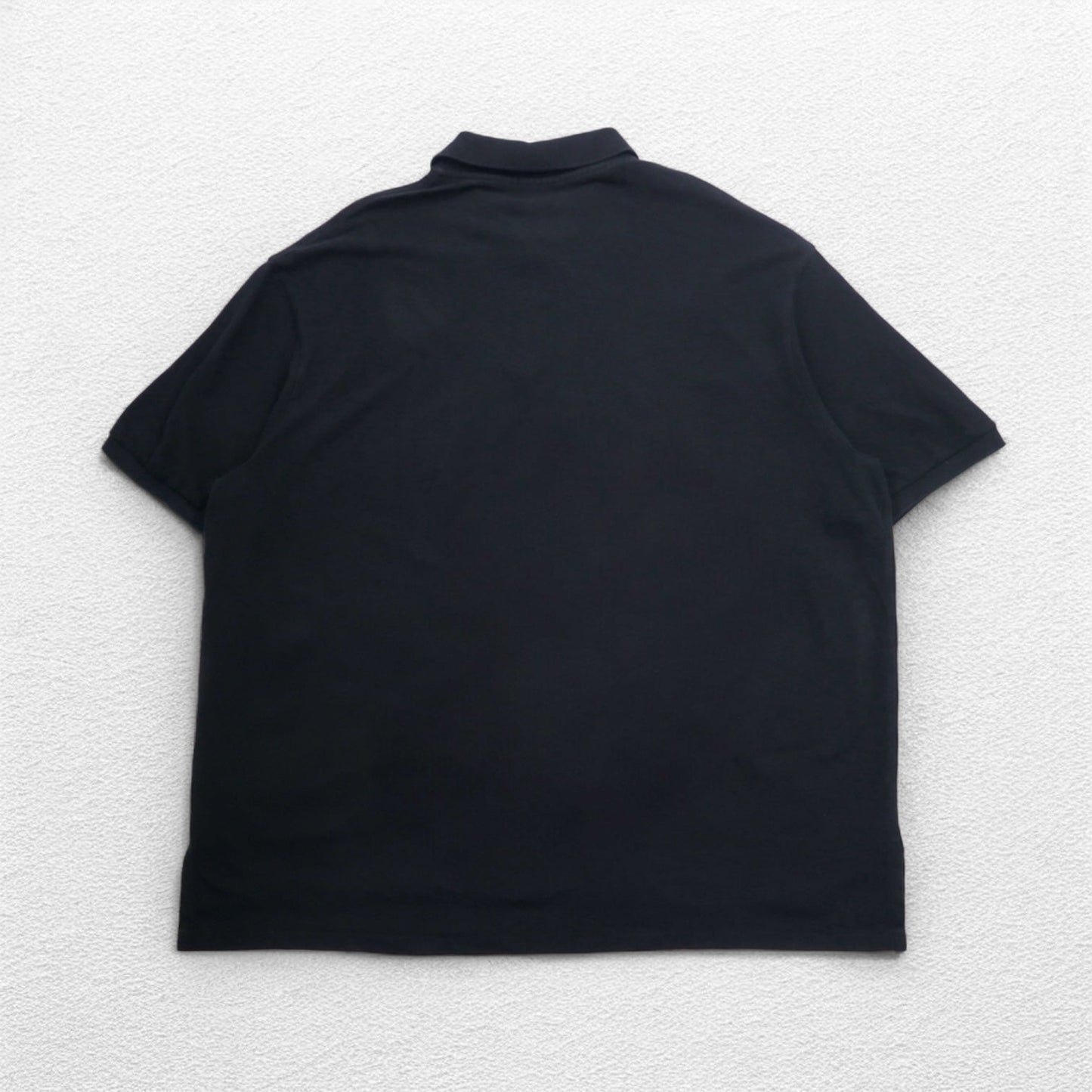 POLO RALPH LAUREN ポロシャツ 4XL BIG ビッグサイズ ブラック コットン 鹿の子 スモールポニー刺繍