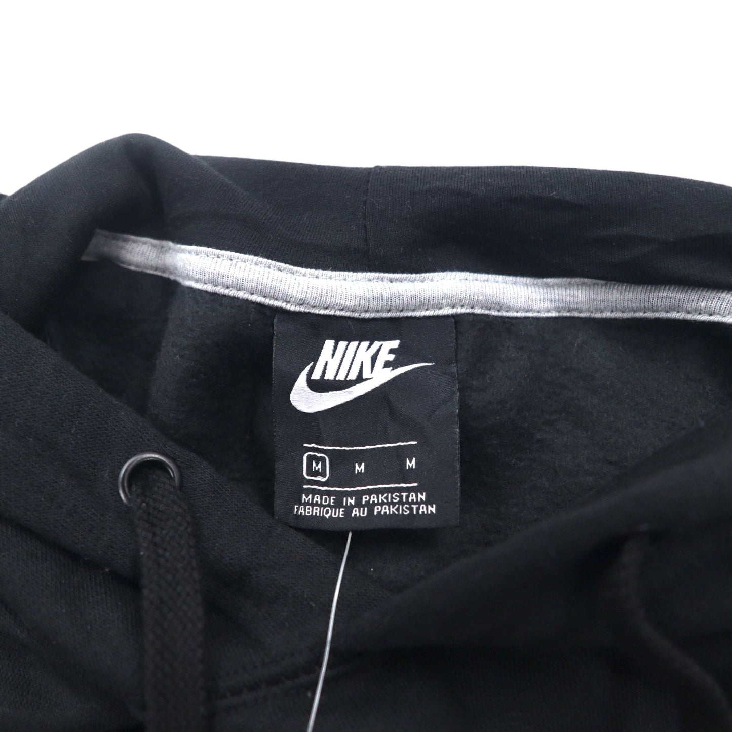 NIKE プルオーバーパーカー M ブラック JUST DO IT HOODIE 928717-010 パキスタン製 未使用品