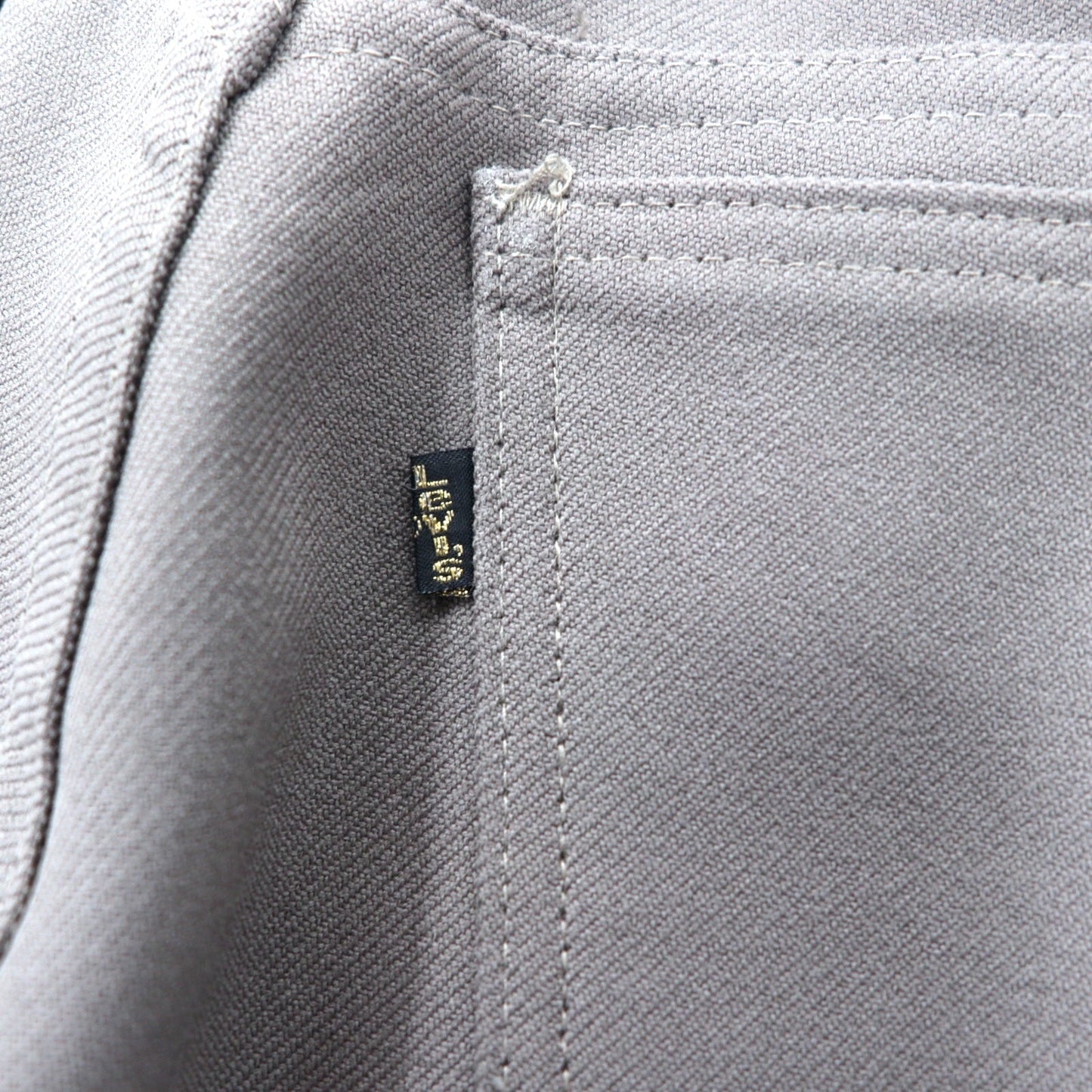 Levi's USA製 90年代 スタプレ ブーツカット スラックスパンツ 36 グレー ポリエステル ボタン裏698 SCOVILLジップ STA-PREST 10517 6126