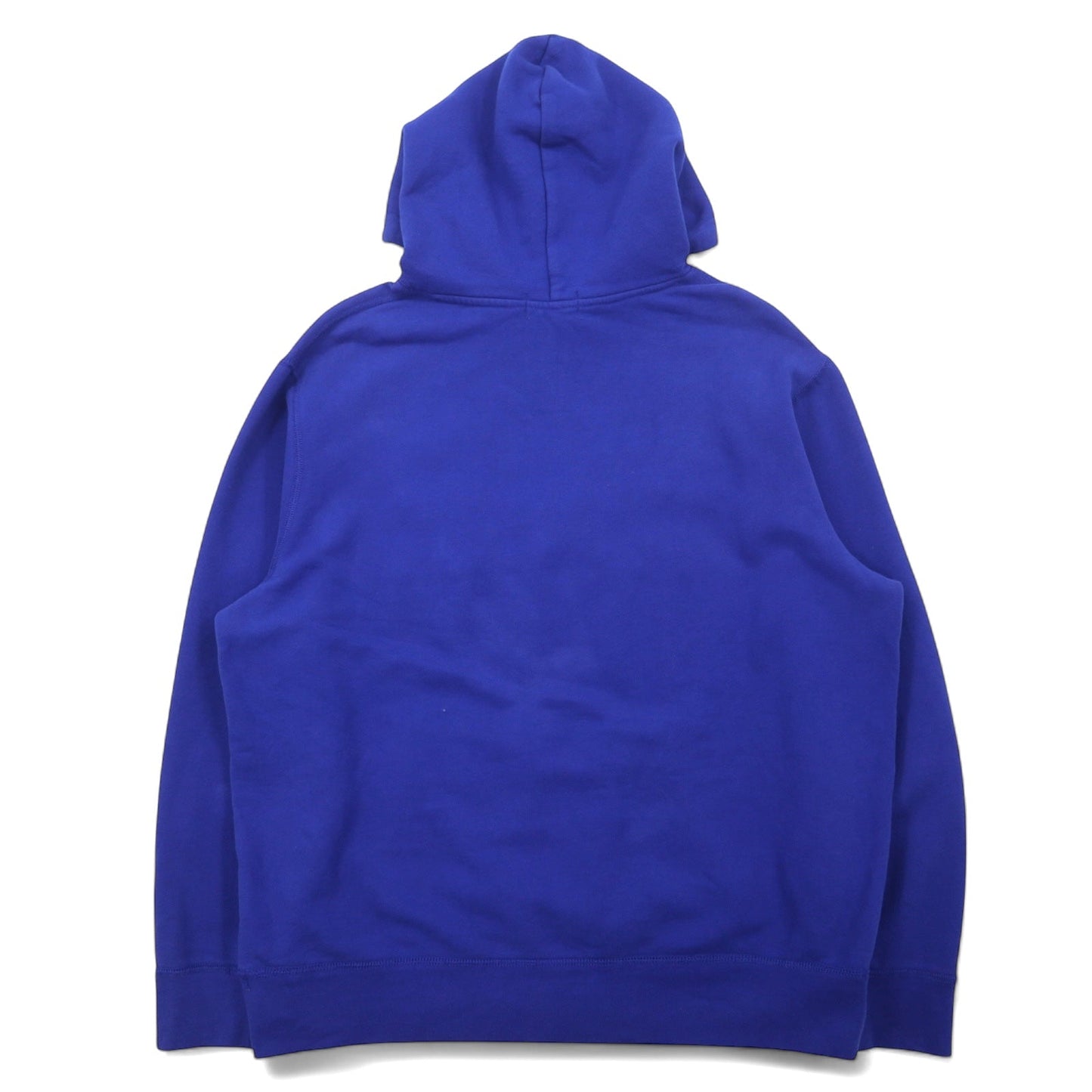 POLO RALPH LAUREN ロゴ 刺繍 プルオーバーパーカー XL ブルー コットン