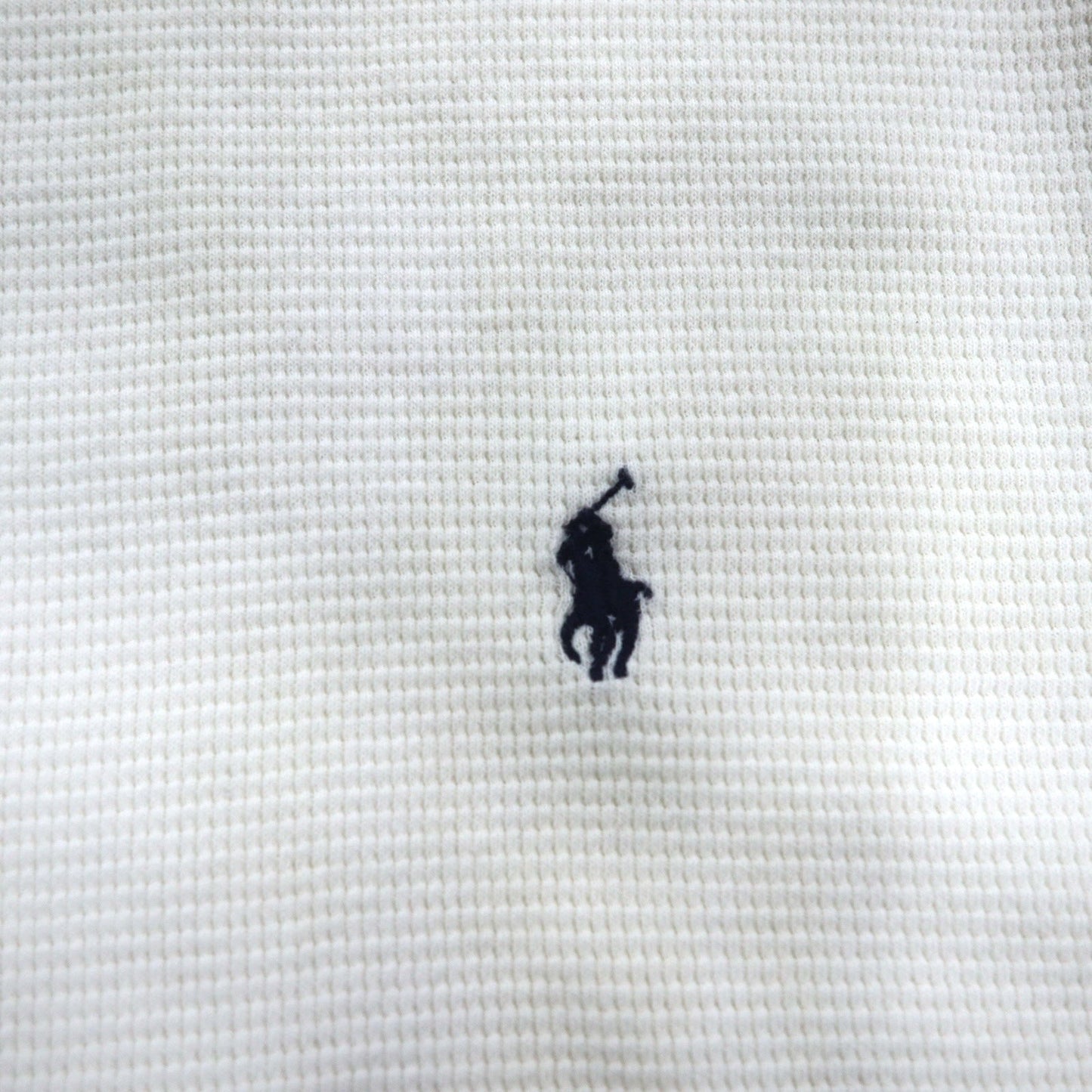 POLO RALPH LAUREN サーマル 半袖 Tシャツ XL ホワイト コットン スモールポニー刺繍