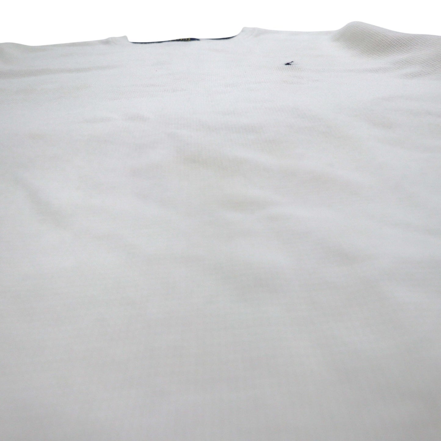 POLO RALPH LAUREN サーマル 半袖 Tシャツ XL ホワイト コットン スモールポニー刺繍