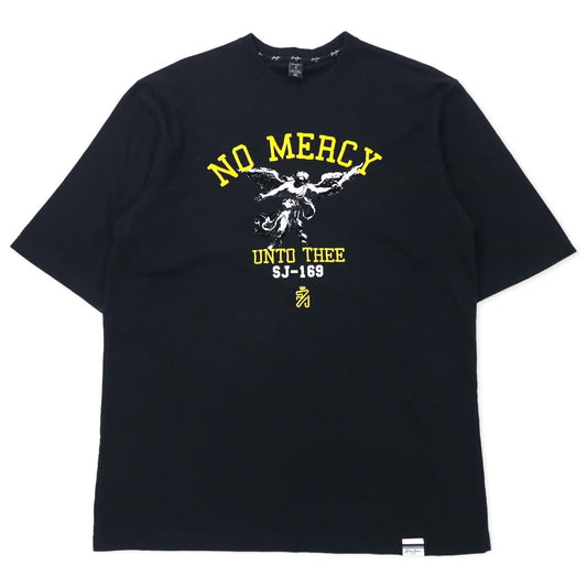 Sean John 00年代 NO MERCY 刺繍 Tシャツ XL ブラック コットン ビッグサイズ