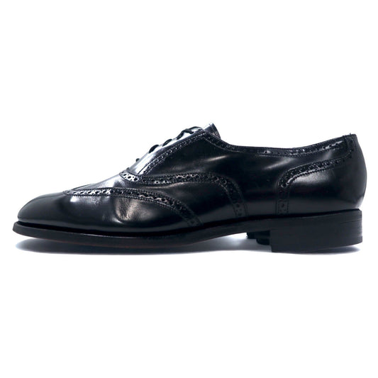 FLORSHEIM 80年代 ウイングチップ メダリオン ドレスシューズ 28cm ブラック レザー 20364