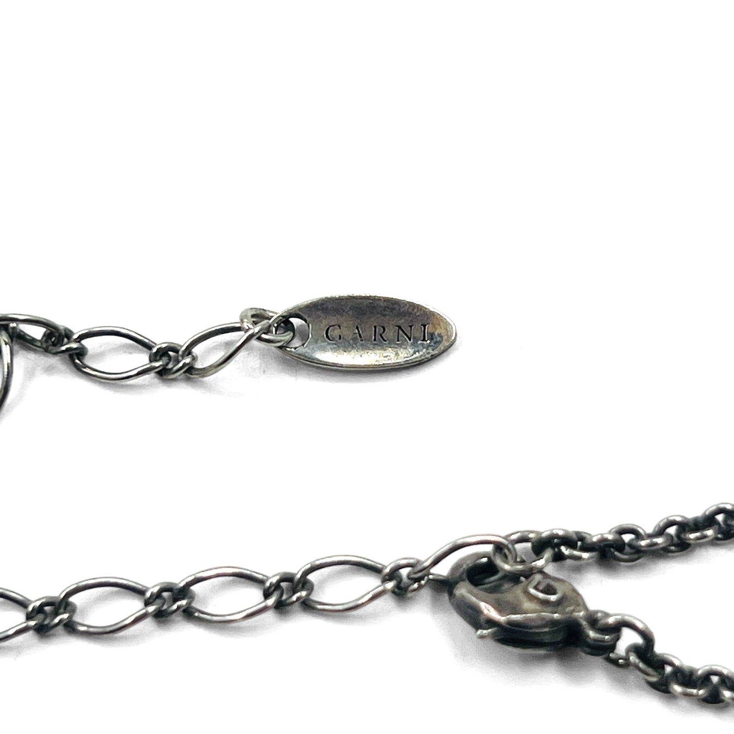 GARNI フェザー チェーン ネックレス ペンダント シルバー SILVER 925 羽根