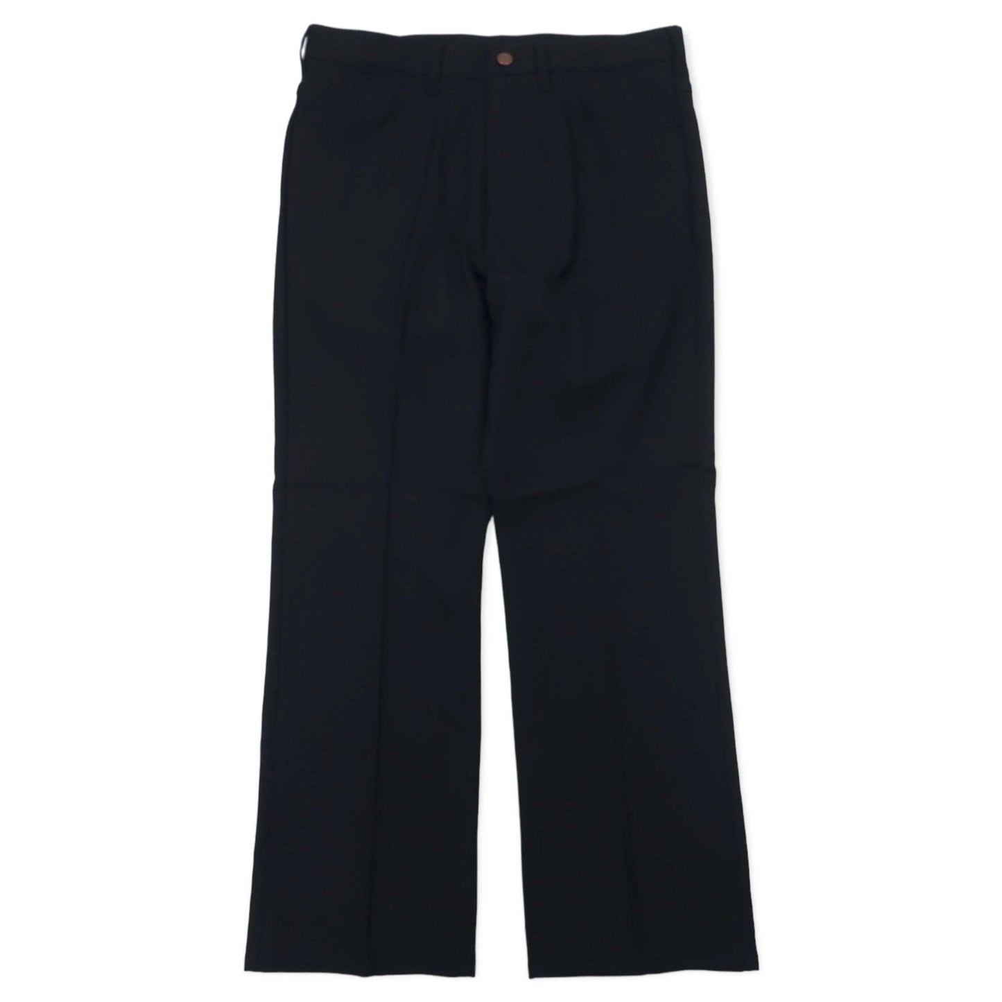 Wrangler ランチャー ドレス スラックスパンツ L ブラック ポリエステル センタープレス WRANCHER DRESS WI1141-75S 未使用品