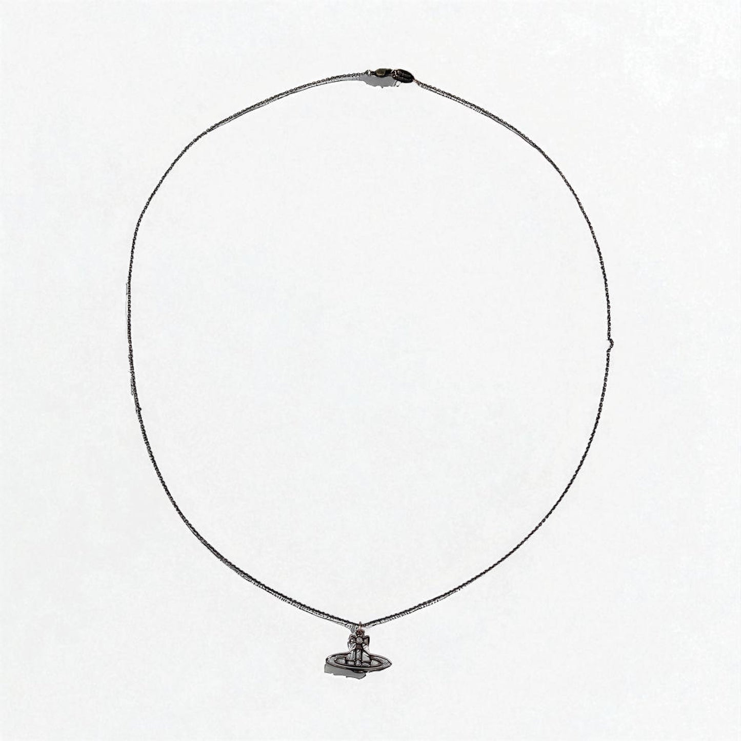 Vivienne Westwood フラット オーブ ネックレス ペンダント ピンクゴールド THIN LINES SHORT FLAT ORB Necklace 63020260 未使用品