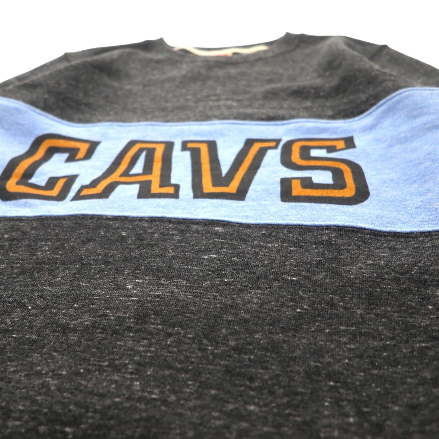 Homage USA製 プリント スウェット M グレー ポリエステル コットン 裏起毛 CAVS