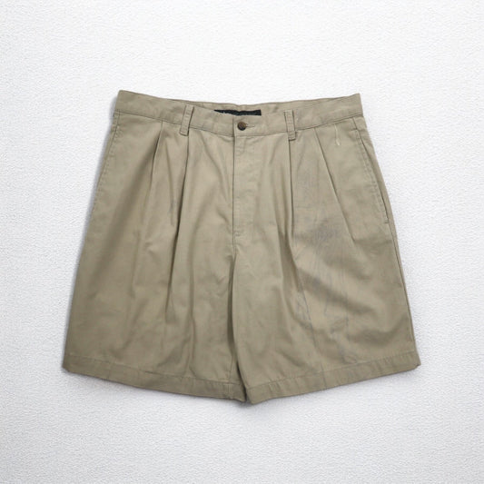 DOCKERS ( Levi's ) ダック キャンバス タック ショートパンツ ハーフパンツ L ベージュ コットン