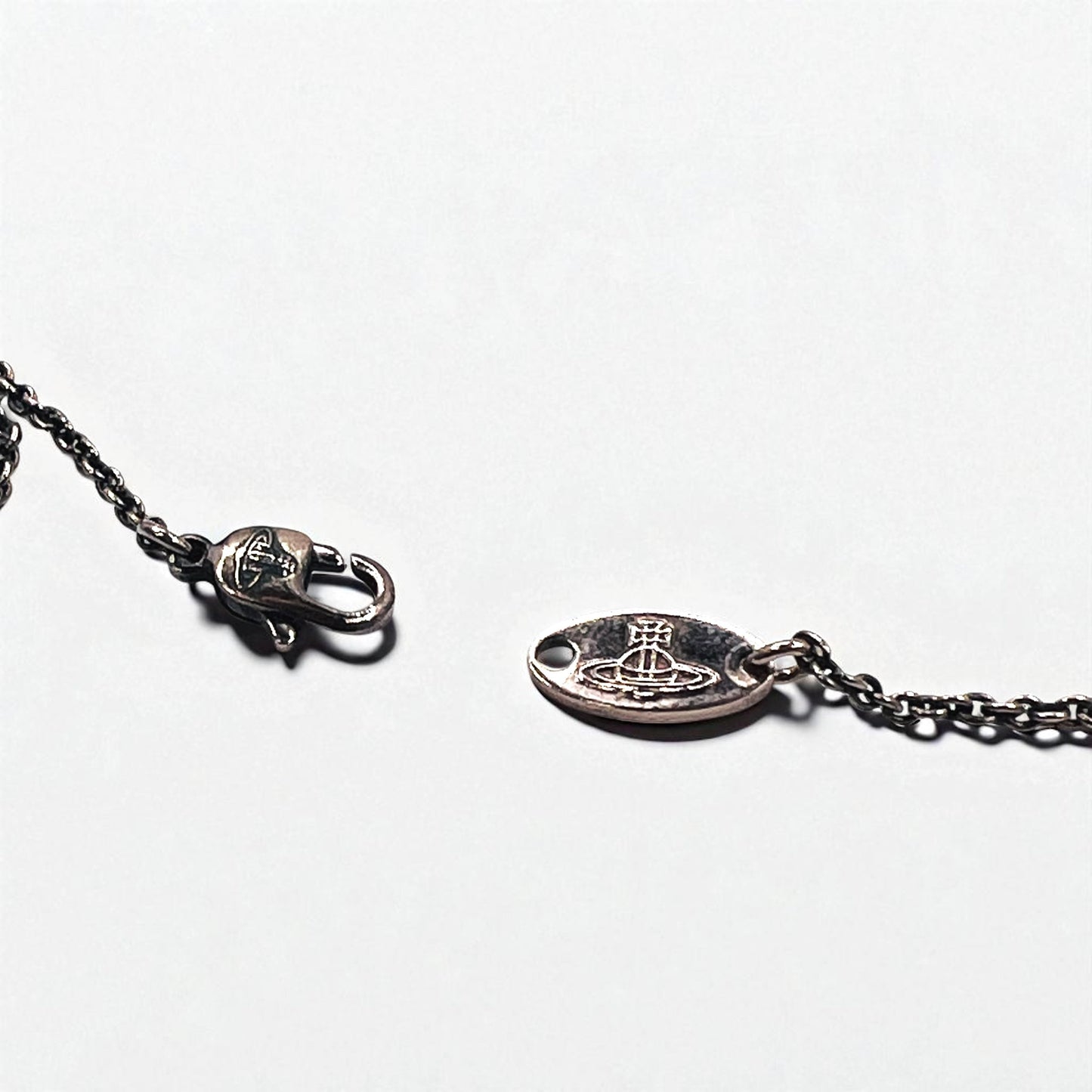 Vivienne Westwood フラット オーブ ネックレス ペンダント ピンクゴールド THIN LINES SHORT FLAT ORB Necklace 63020260 未使用品