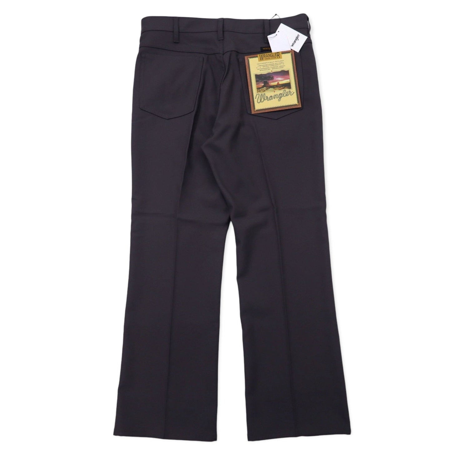 Wrangler ランチャー ドレス スラックスパンツ L グレー ポリエステル センタープレス WRANCHER DRESS WI1141-02S 未使用品