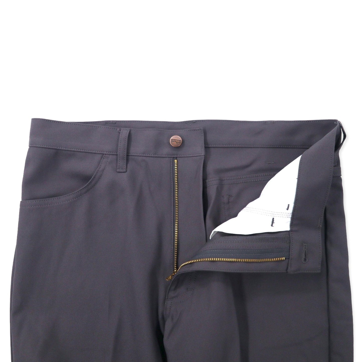 Wrangler ランチャー ドレス スラックスパンツ L グレー ポリエステル センタープレス WRANCHER DRESS WI1141-02S 未使用品