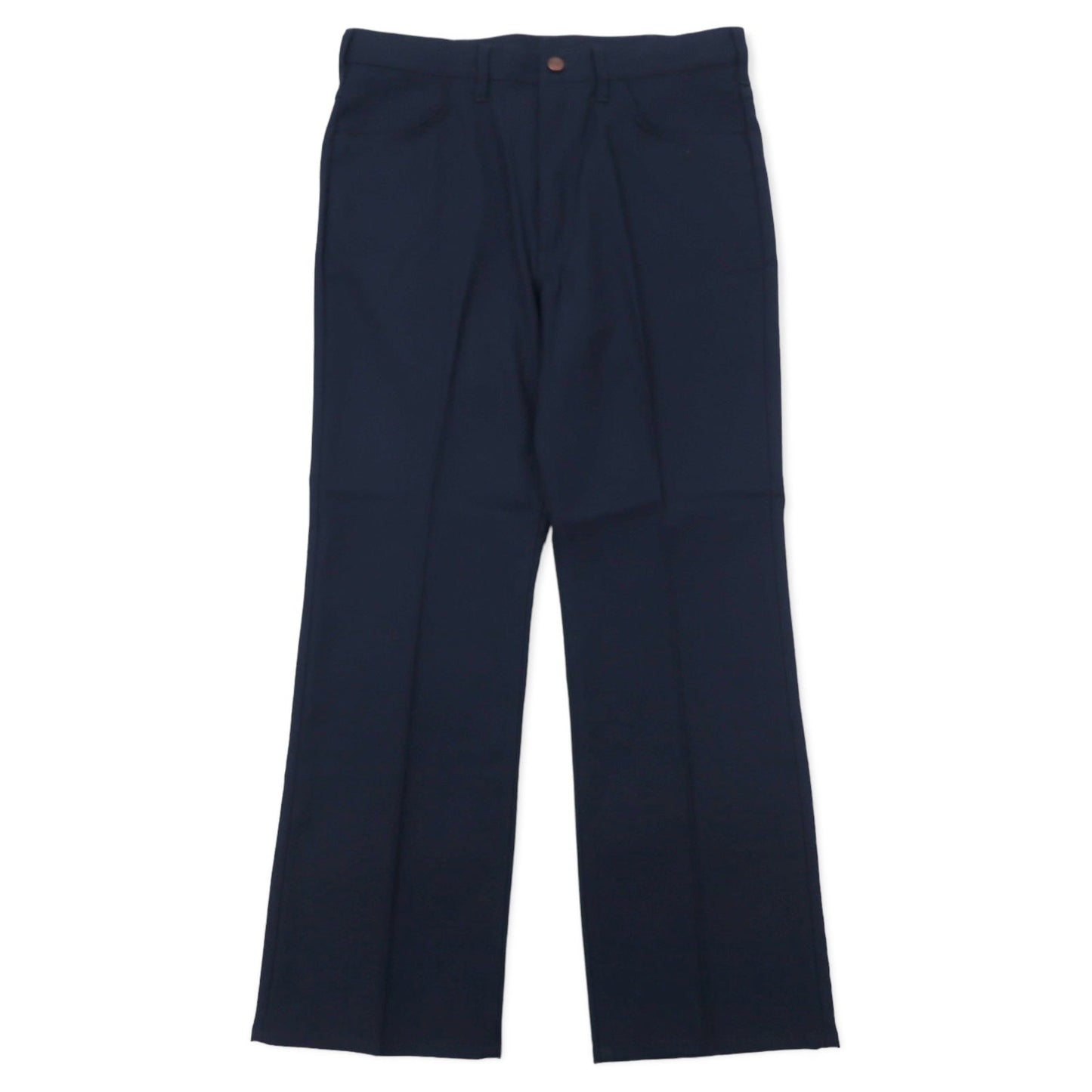 Wrangler ランチャー ドレス スラックスパンツ L ネイビー ポリエステル センタープレス WRANCHER DRESS WI1141-04L 未使用品
