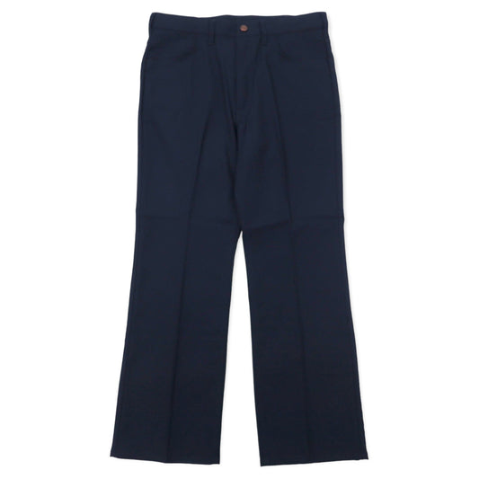 Wrangler ランチャー ドレス スラックスパンツ L ネイビー ポリエステル センタープレス WRANCHER DRESS WI1141-04L 未使用品
