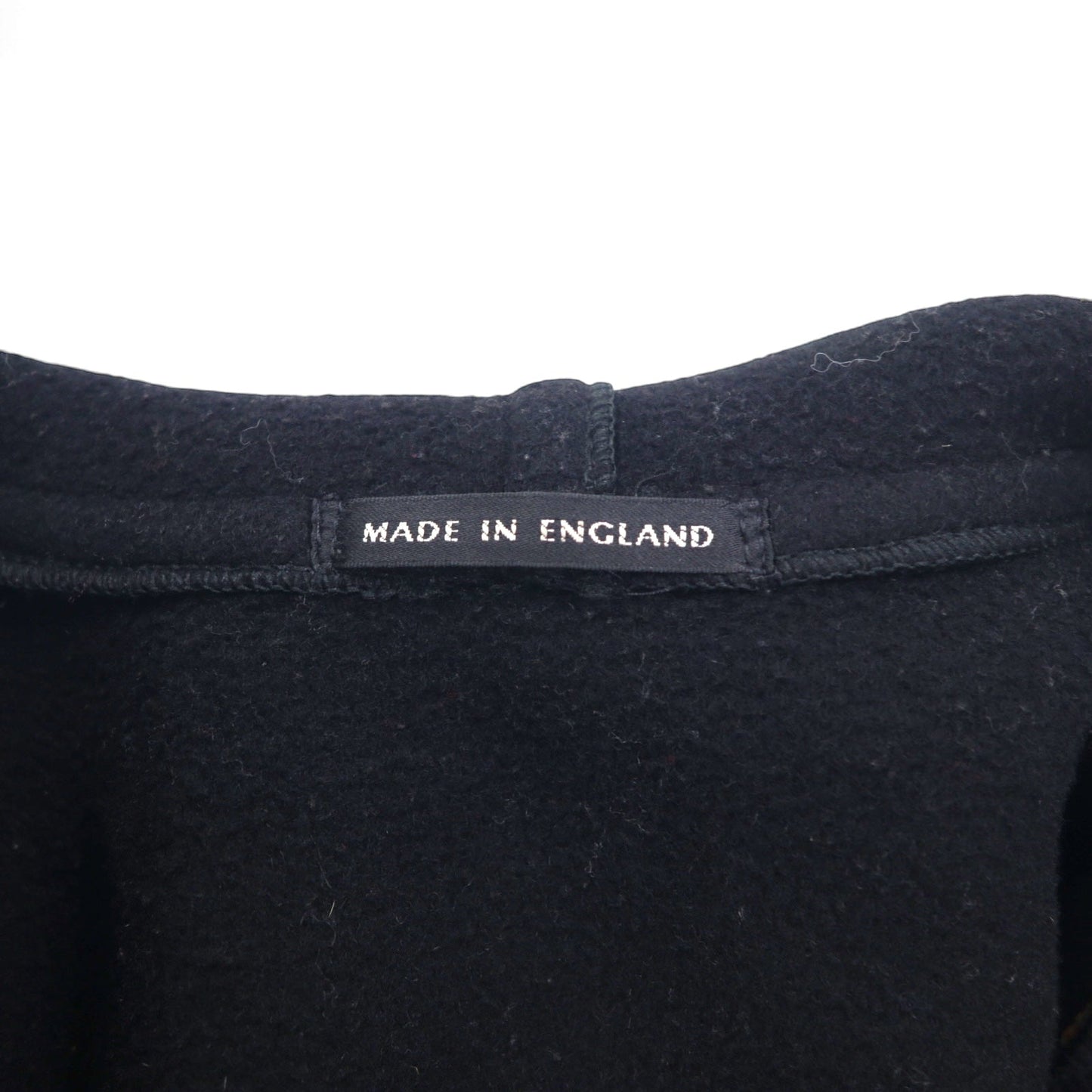 Gloverall イングランド製 メルトン ダッフルコート M ブラック ウール トグルボタン